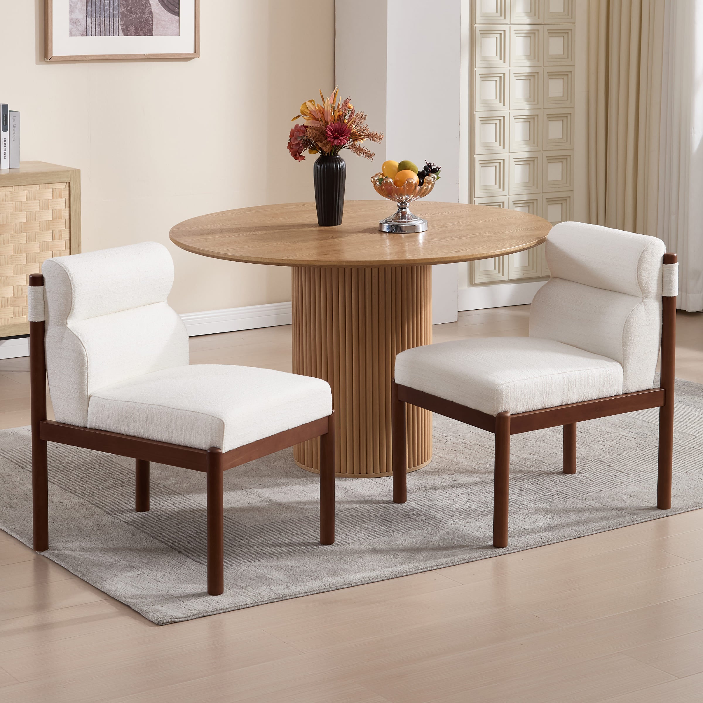 CIMOTA Modern Upholstered Dining Chairs Set of 2 - 3221DC
