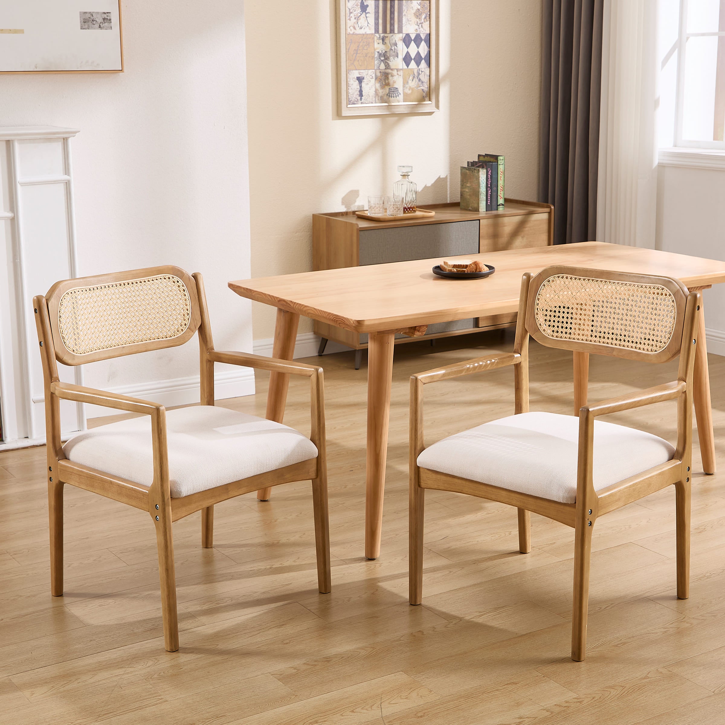 CIMOTA Rattan Dining Chairs Set of 2 - 1987DC