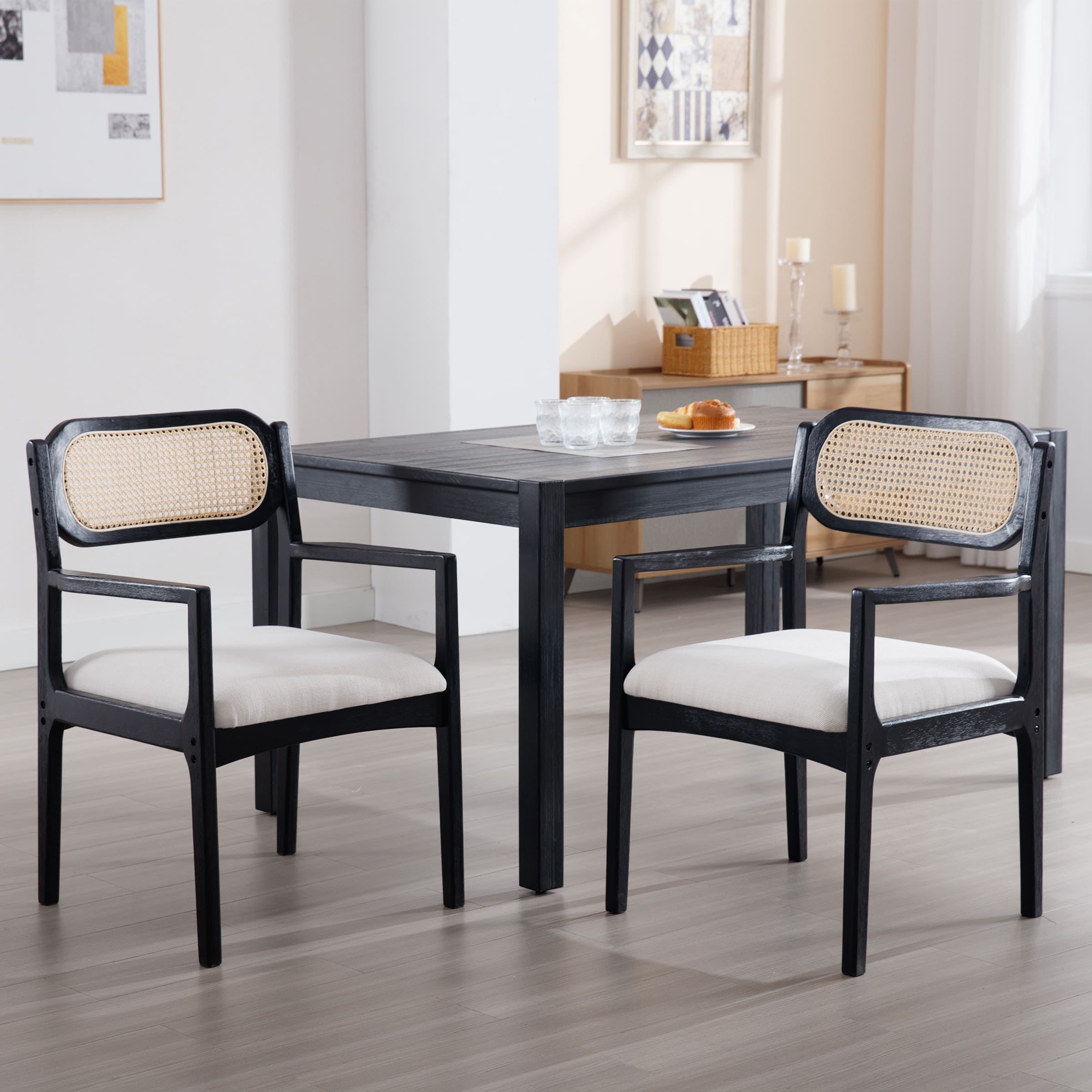 CIMOTA Rattan Dining Chairs Set of 2 - 1987DC