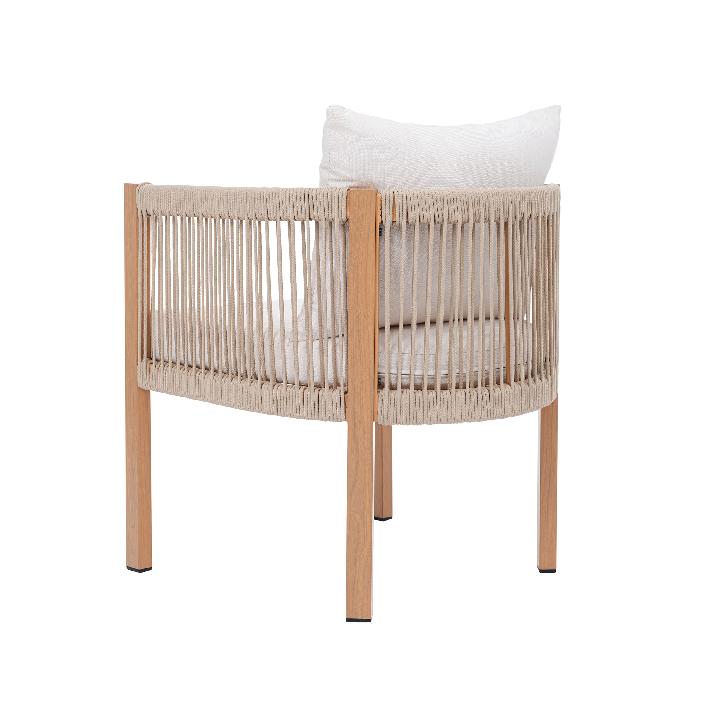 Outdoor Rope Patio Chairs Set of 2 - 25004DC