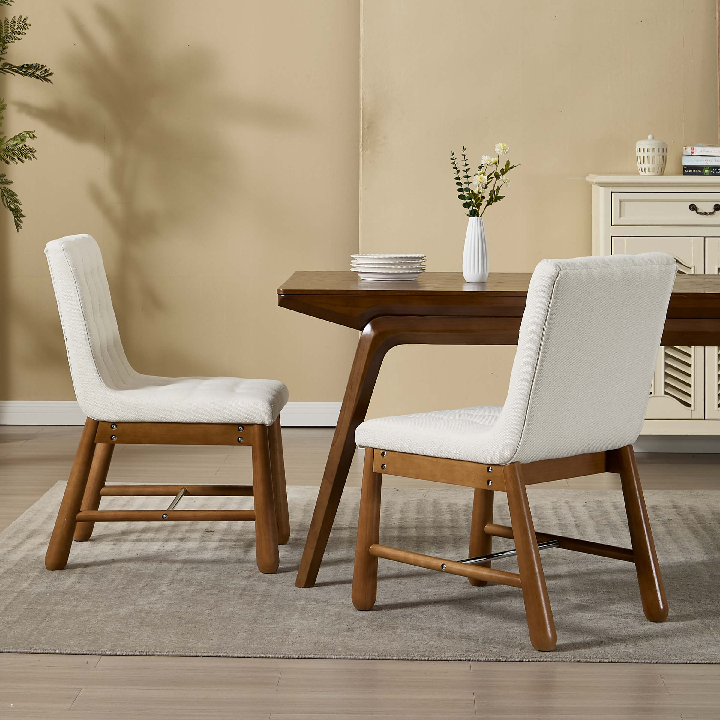 CIMOTA Upholstered Tufted Dining Chairs Set of 2 - 10091DC