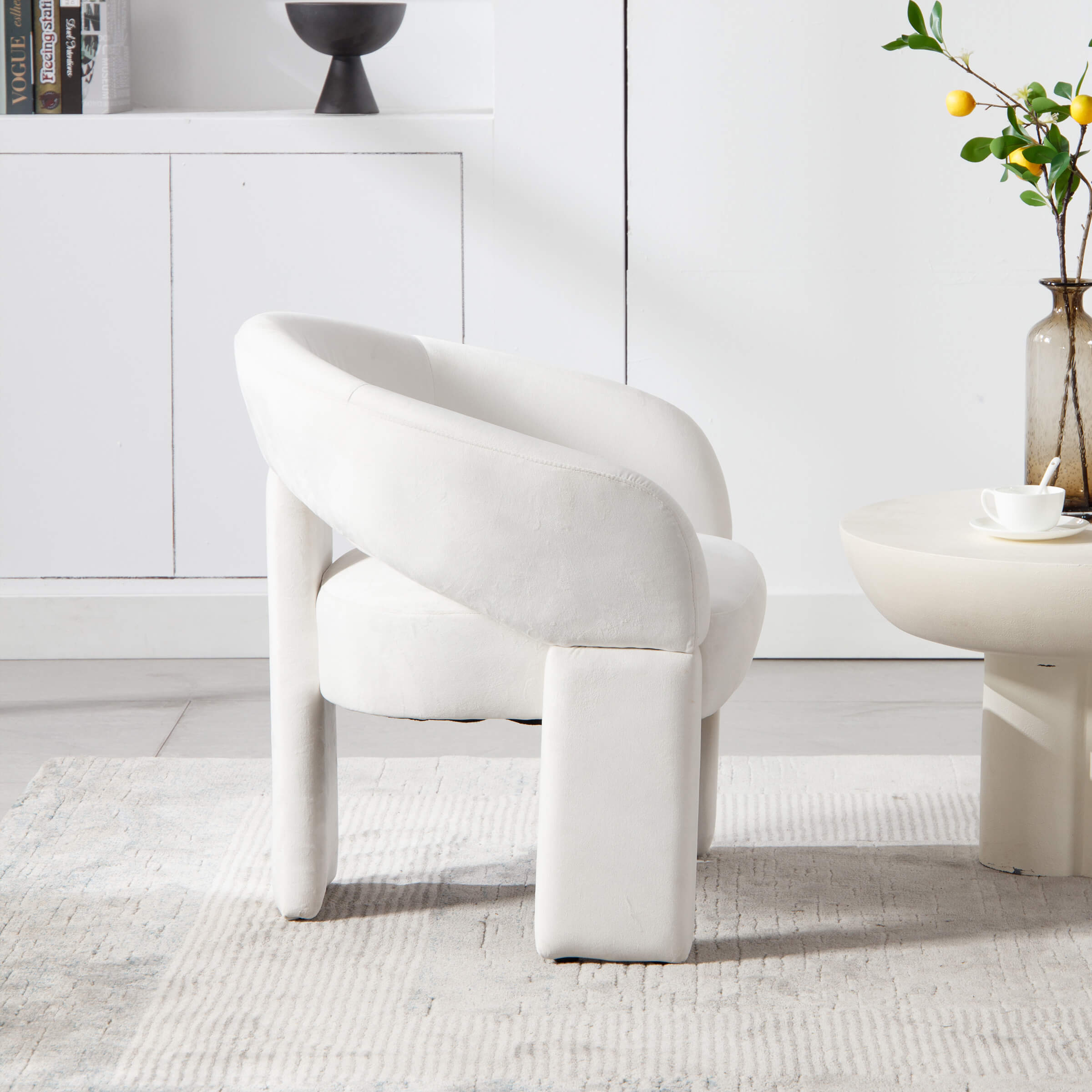Accent Chair With Round Back - 3957AC