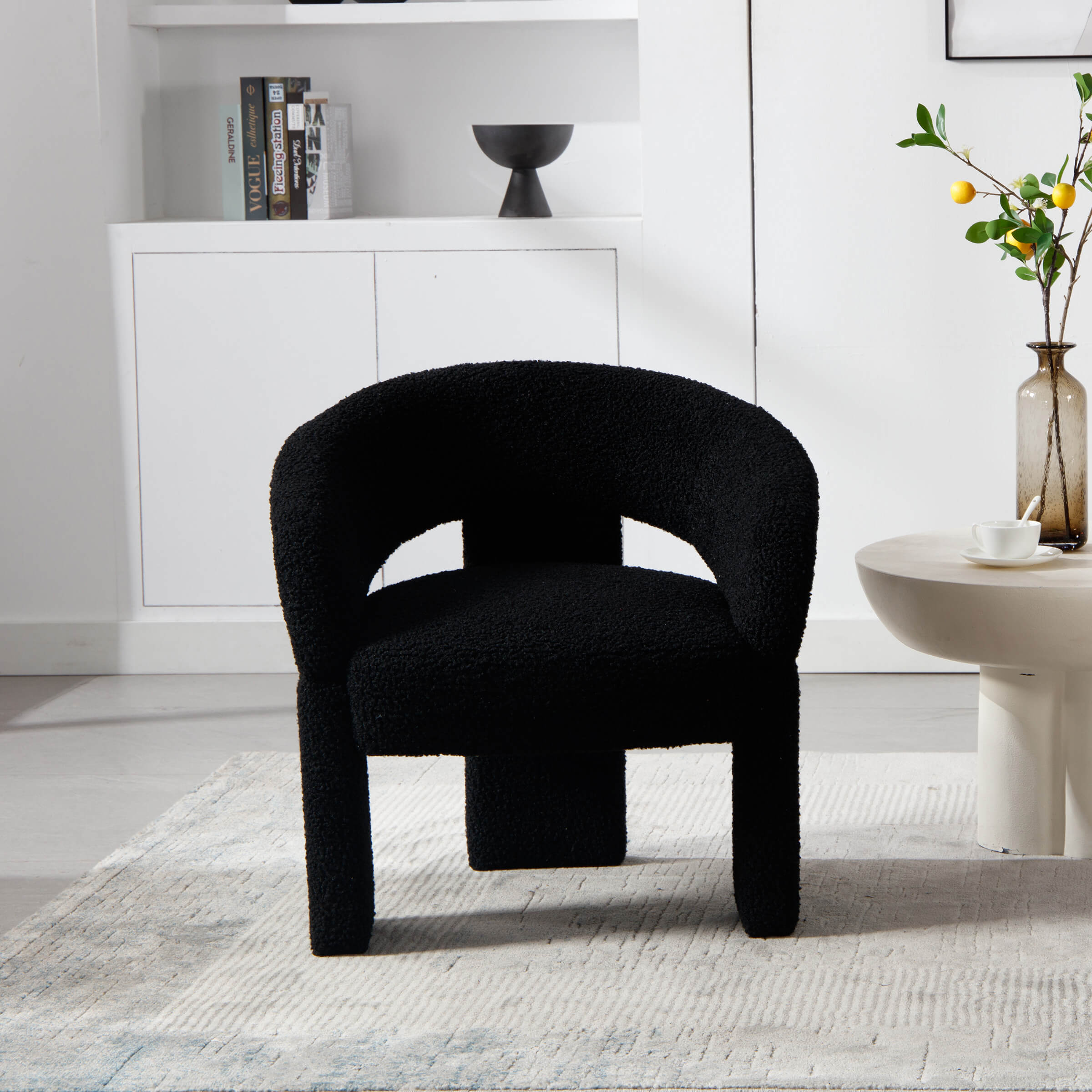 Accent Chair With Round Back - 3957AC