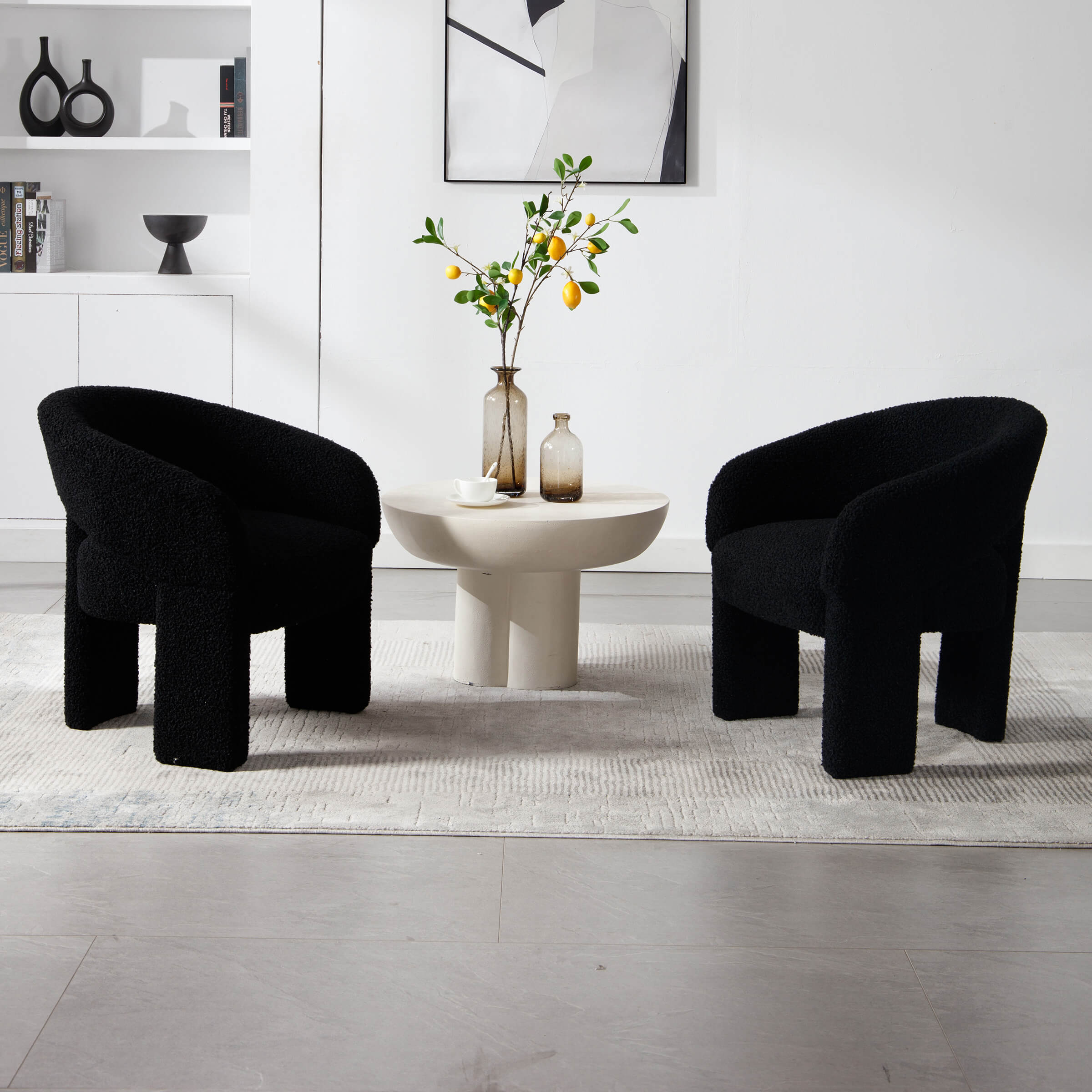 Accent Chair With Round Back - 3957AC