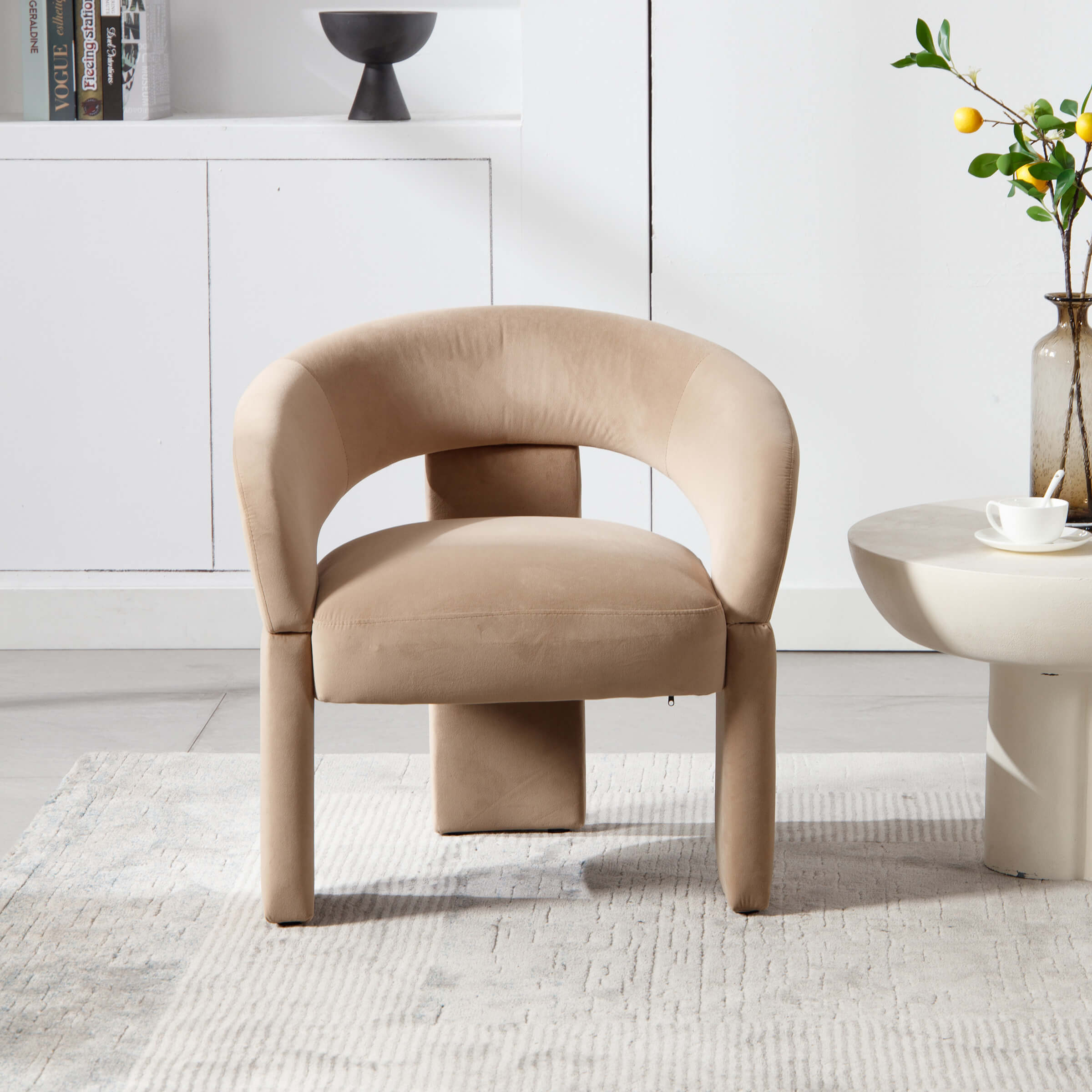 Accent Chair With Round Back - 3957AC