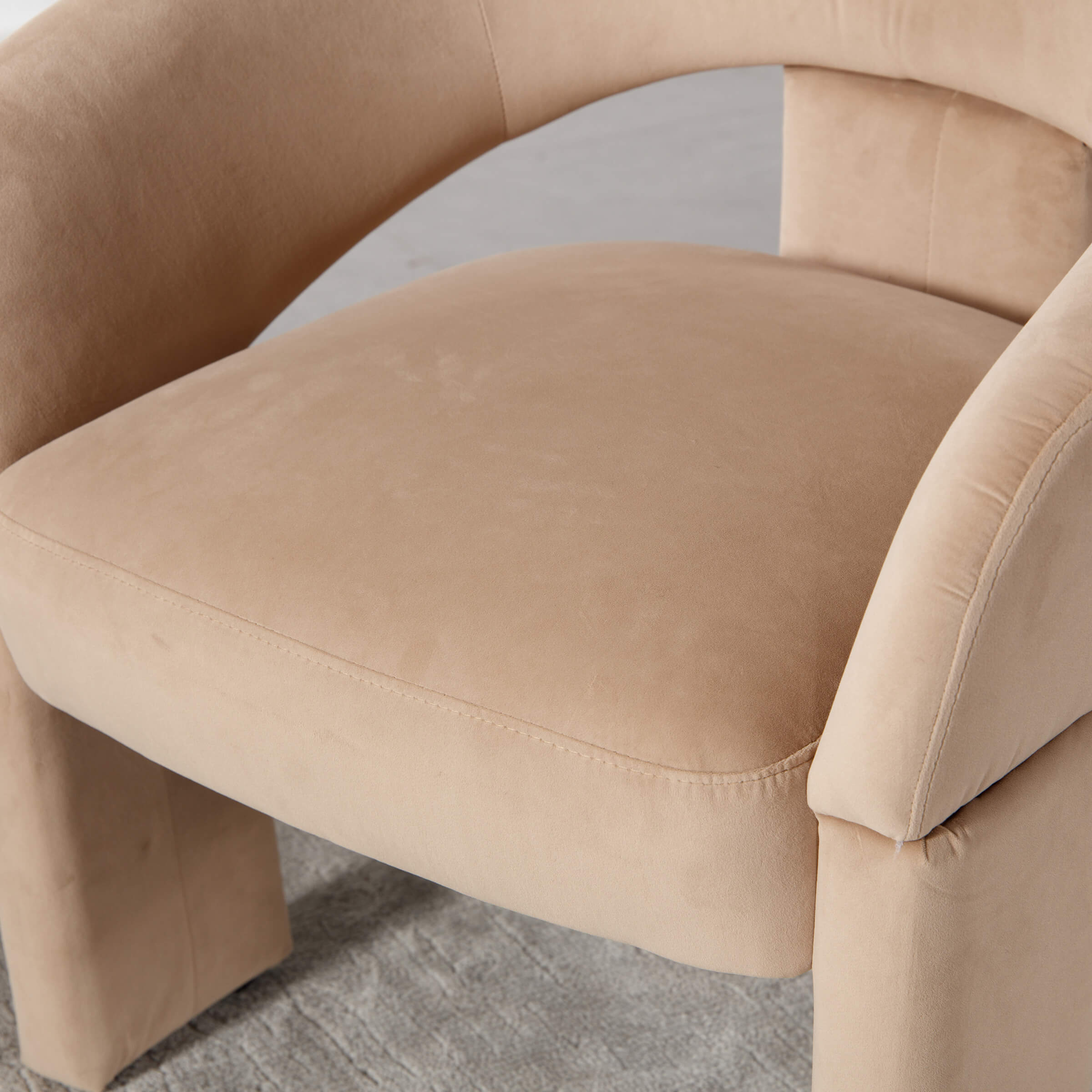 Accent Chair With Round Back - 3957AC