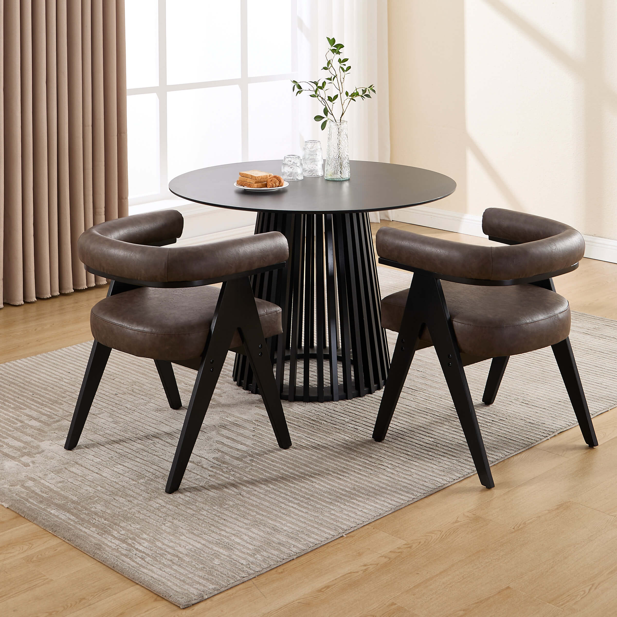 Barrel Dining Chairs Set of 2 - 6324DC