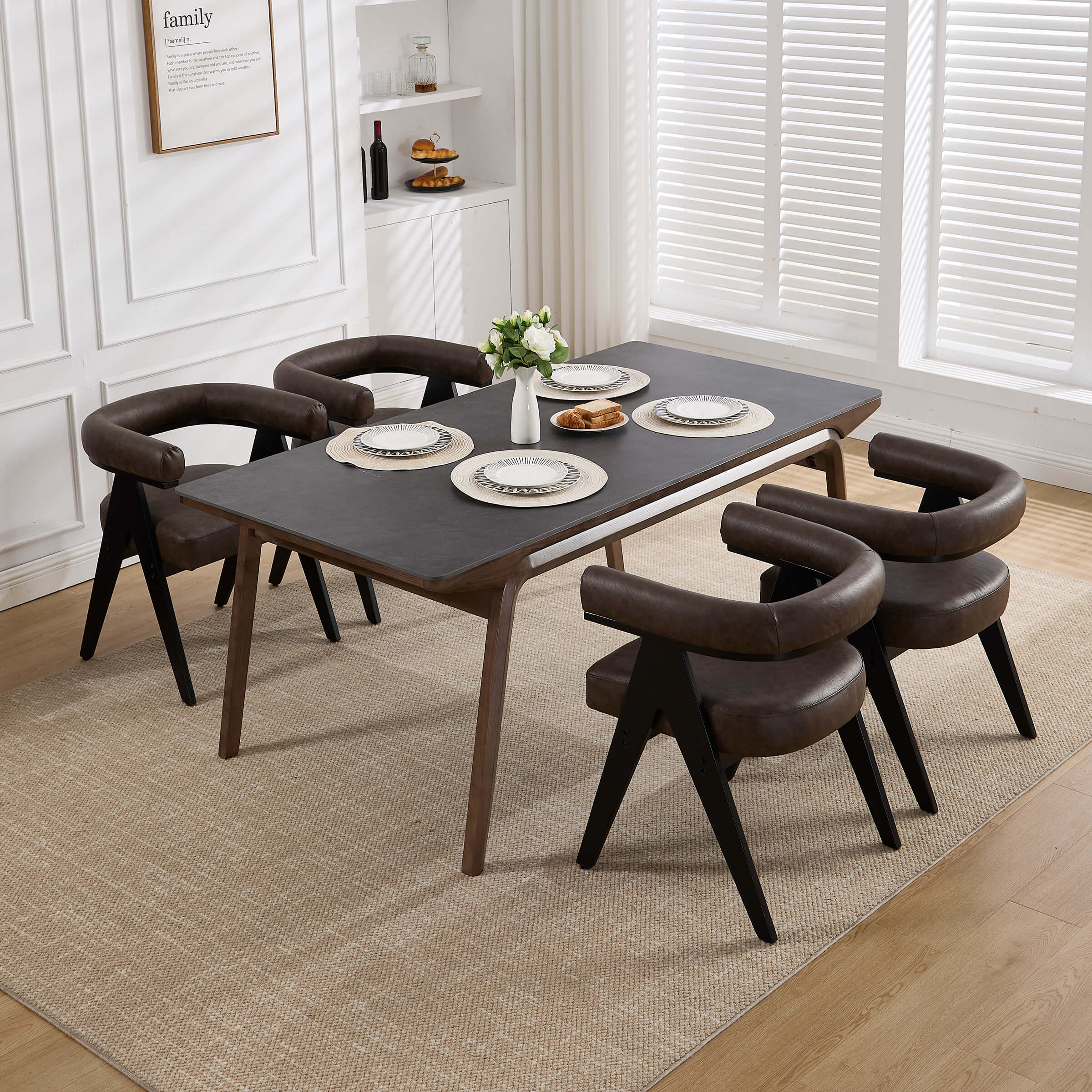 Barrel Dining Chairs Set of 2 - 6324DC