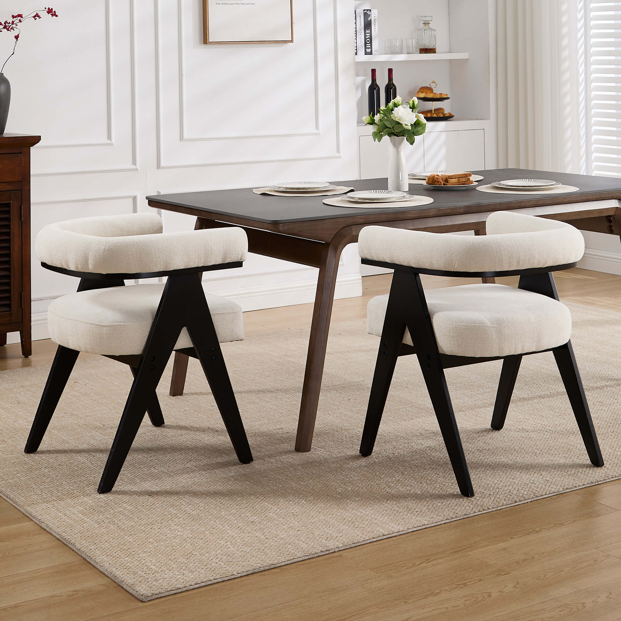 KMAX Barrel Dining Chairs Set of 2 - 6324DC