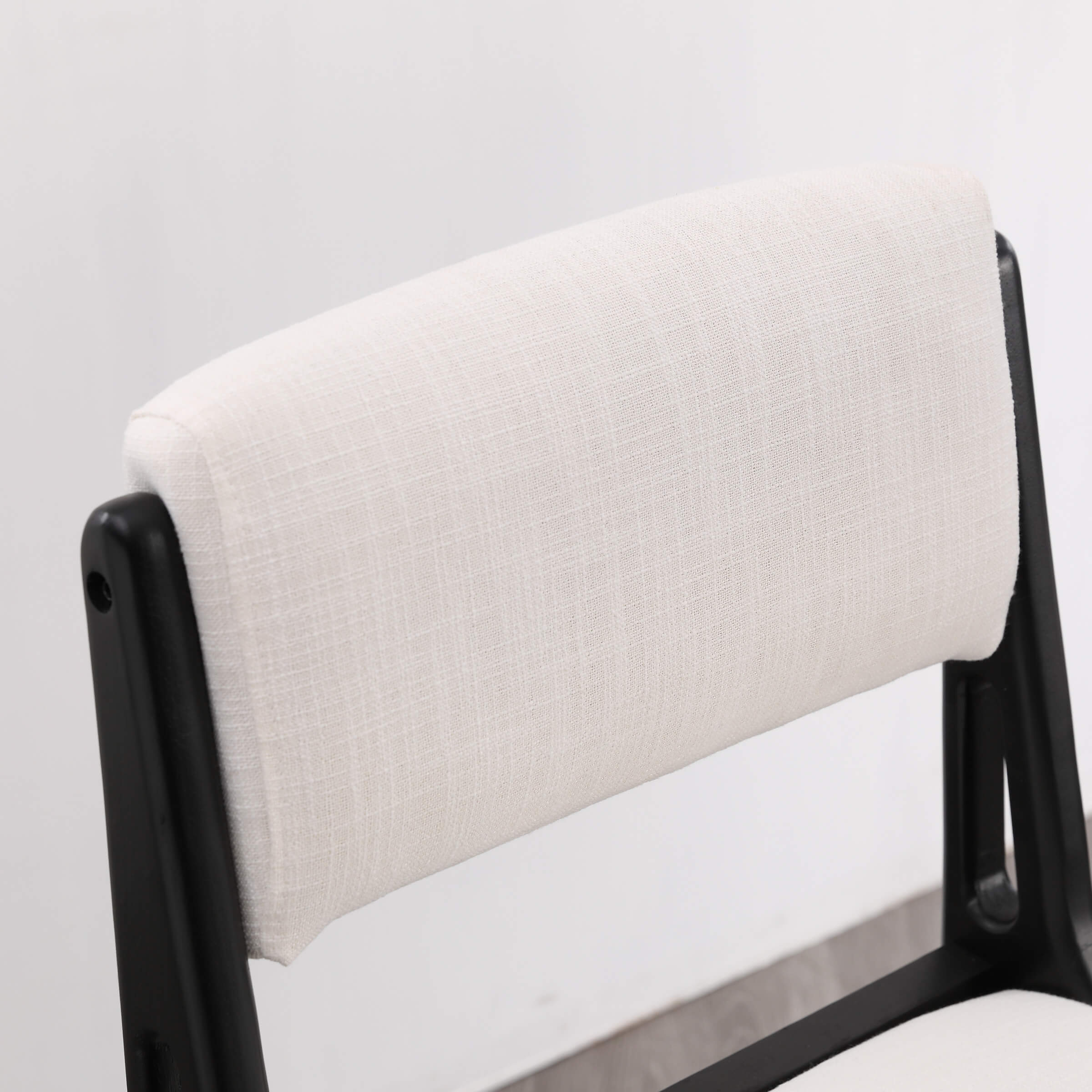 Beige Linen Bar Stools Set of 2 - 5816CS