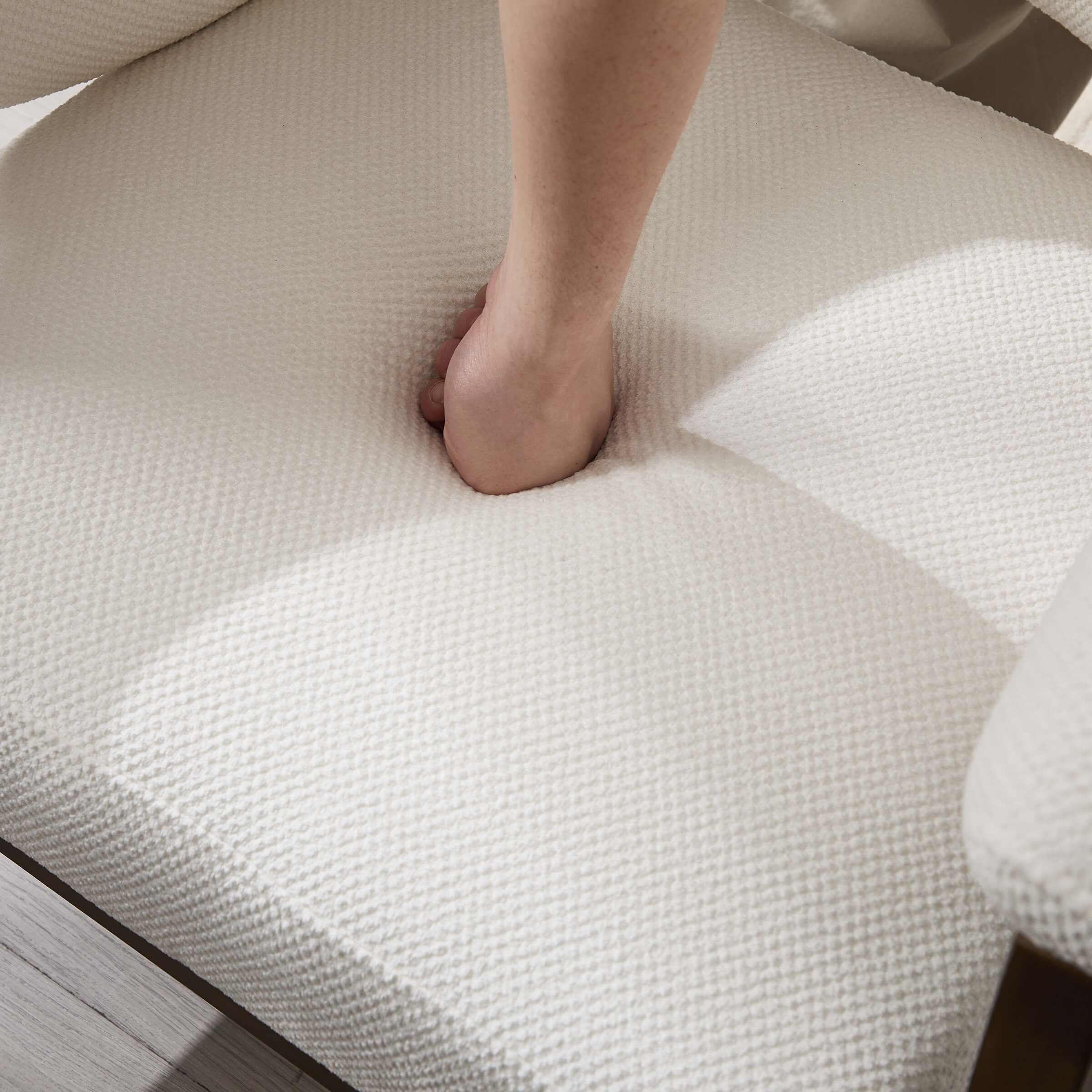 KMAX Accent Chair with Walnut Wood Legs 1 PCS - 30014AC