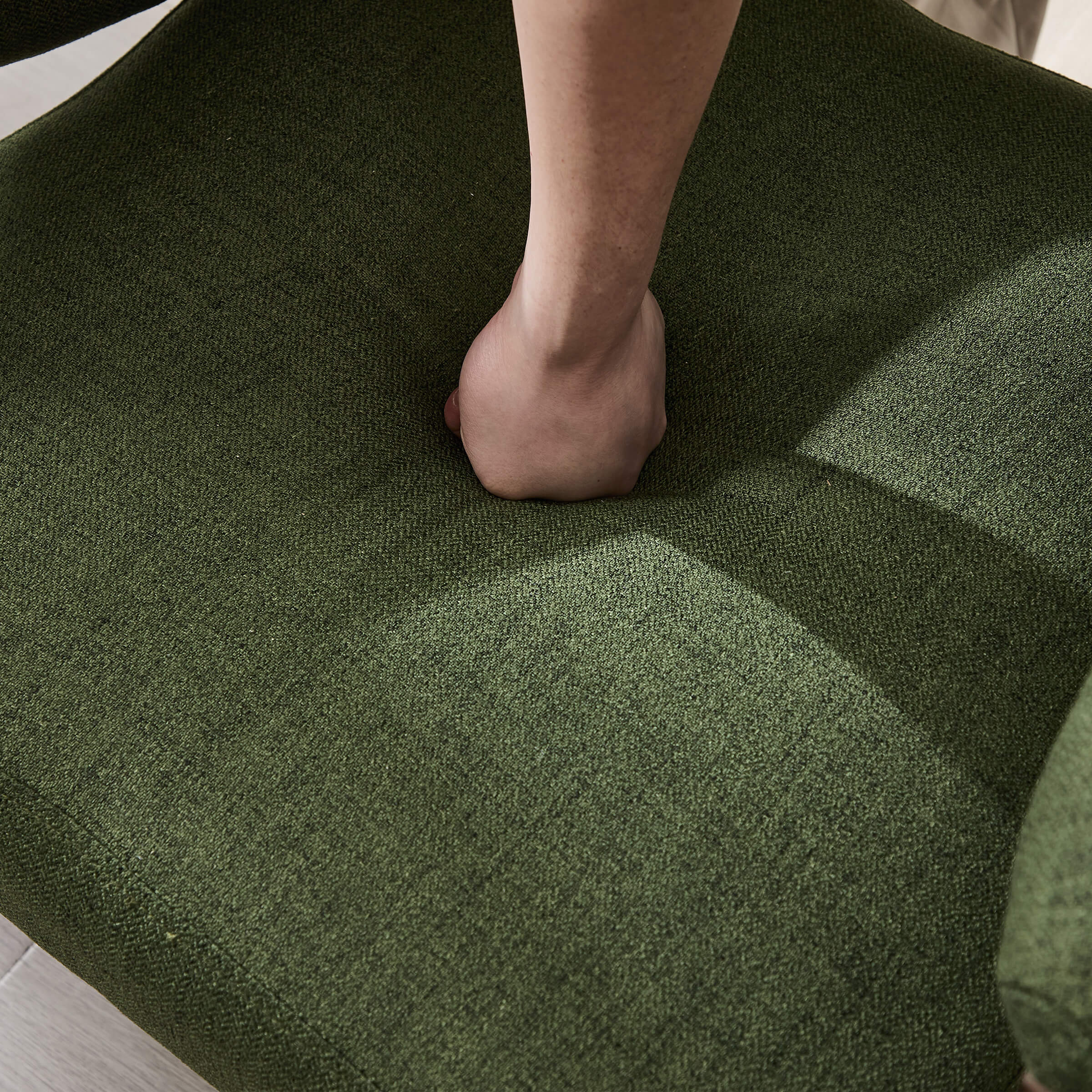 KMAX Accent Chair with Walnut Wood Legs 1 PCS - 30014AC