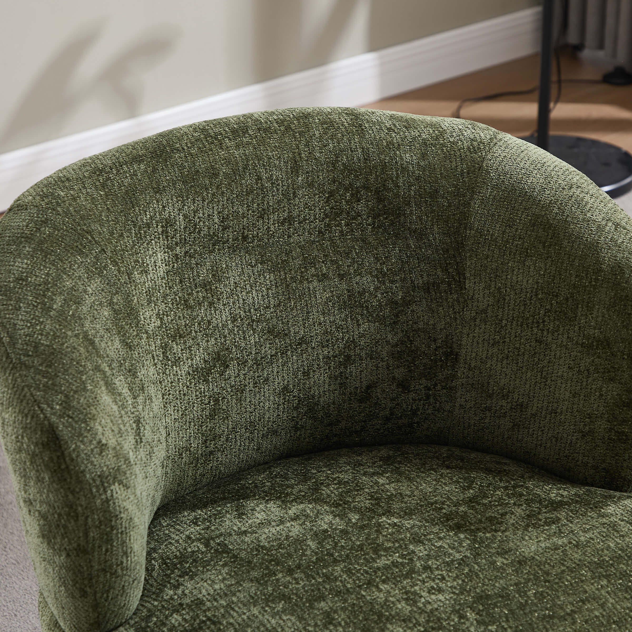Modern Swivel Accent Chenille Armchair - 9918AC