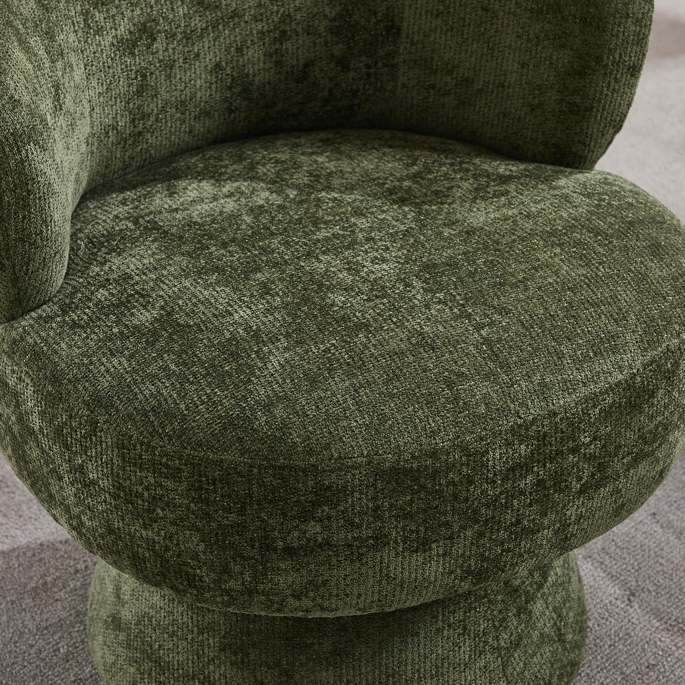 KMAX Modern Accent Round Swivel Armchair - 9918DC