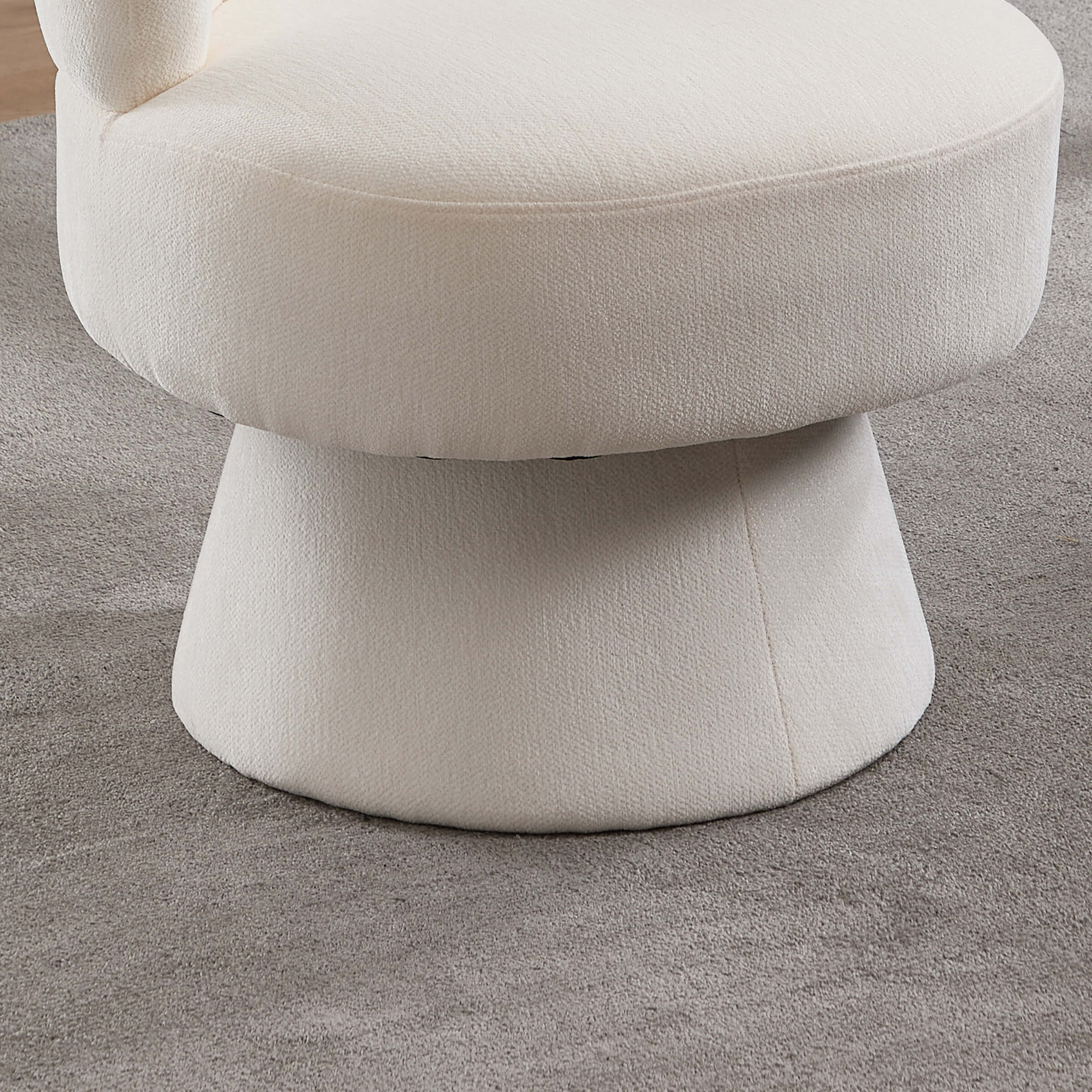 KMAX Modern Accent Round Swivel Armchair - 9918DC