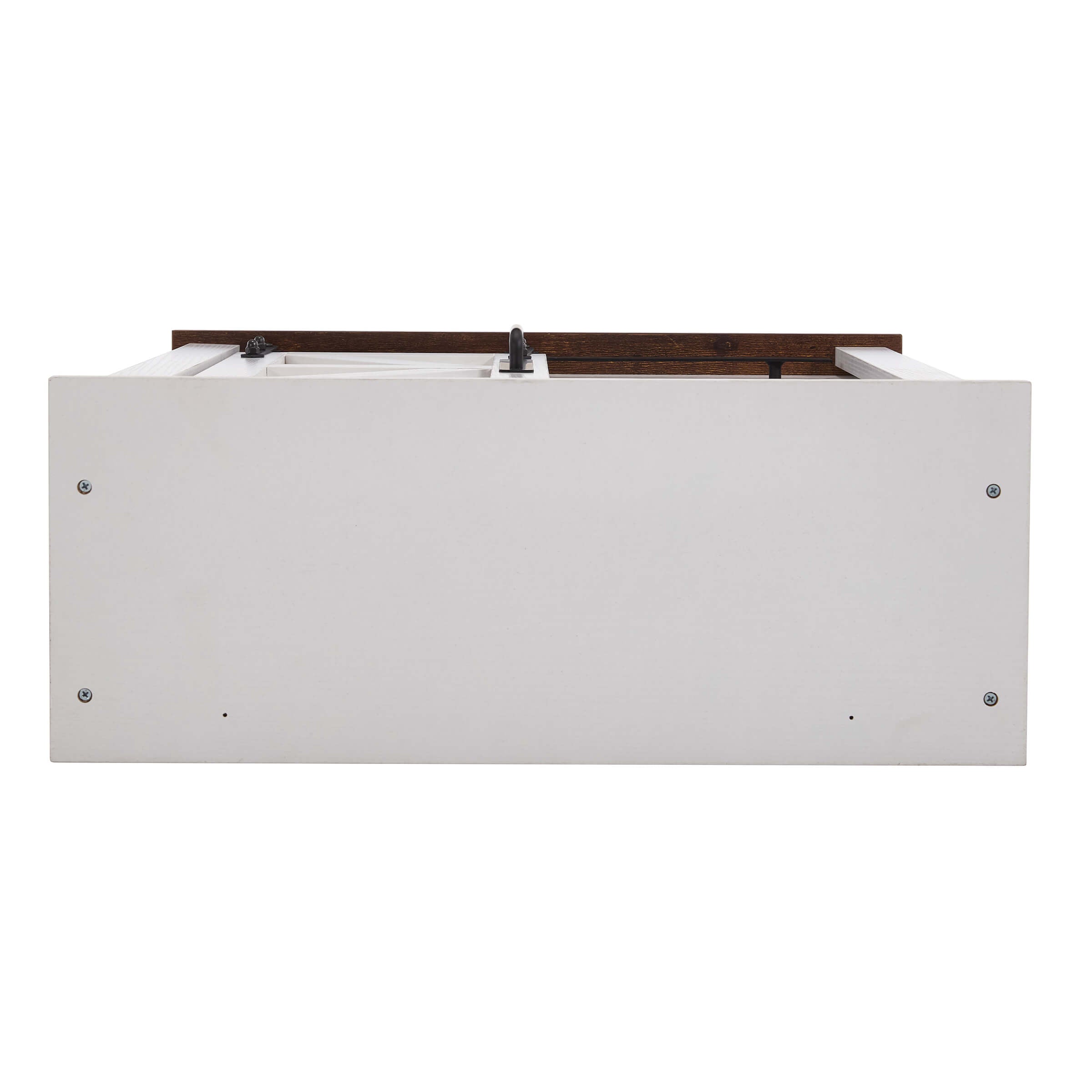 Kmax Rustic Farmhouse Cabinet with Sliding Barn Door - XX156CB