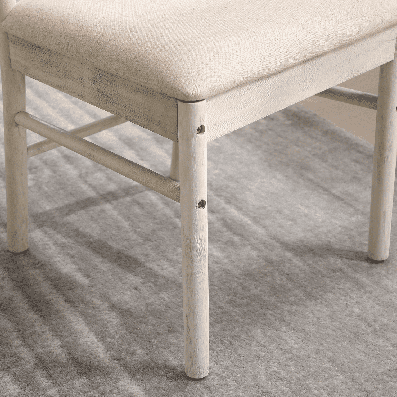 Kmax Semicircular Rattan Backrest Dining Chairs Set of 2 - 2402DC