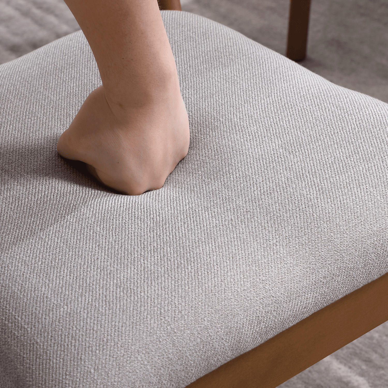 Kmax Semicircular Rattan Backrest Dining Chairs Set of 2 - 2402DC