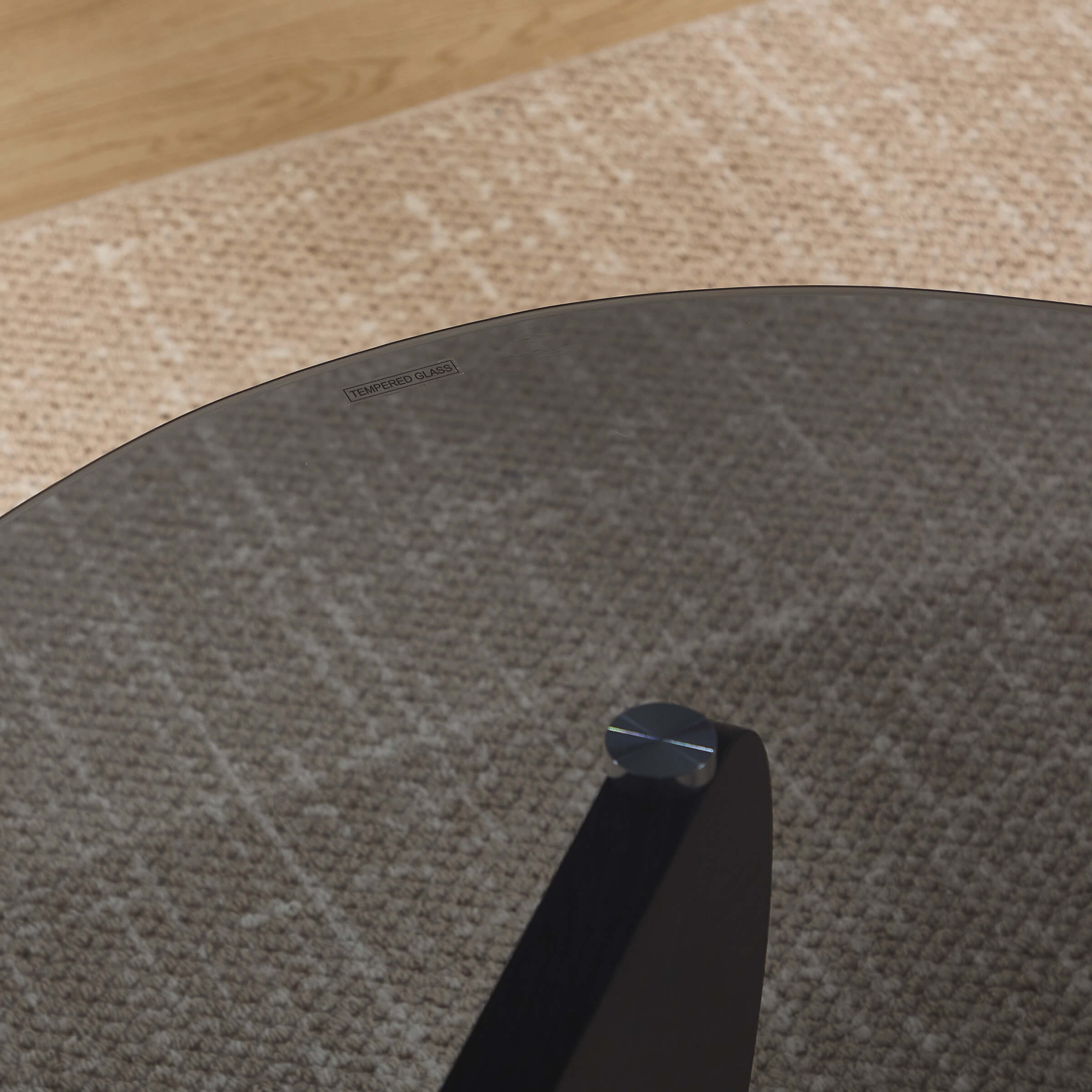 KMAX Triangle Center Table with Wood Base - 7735CT