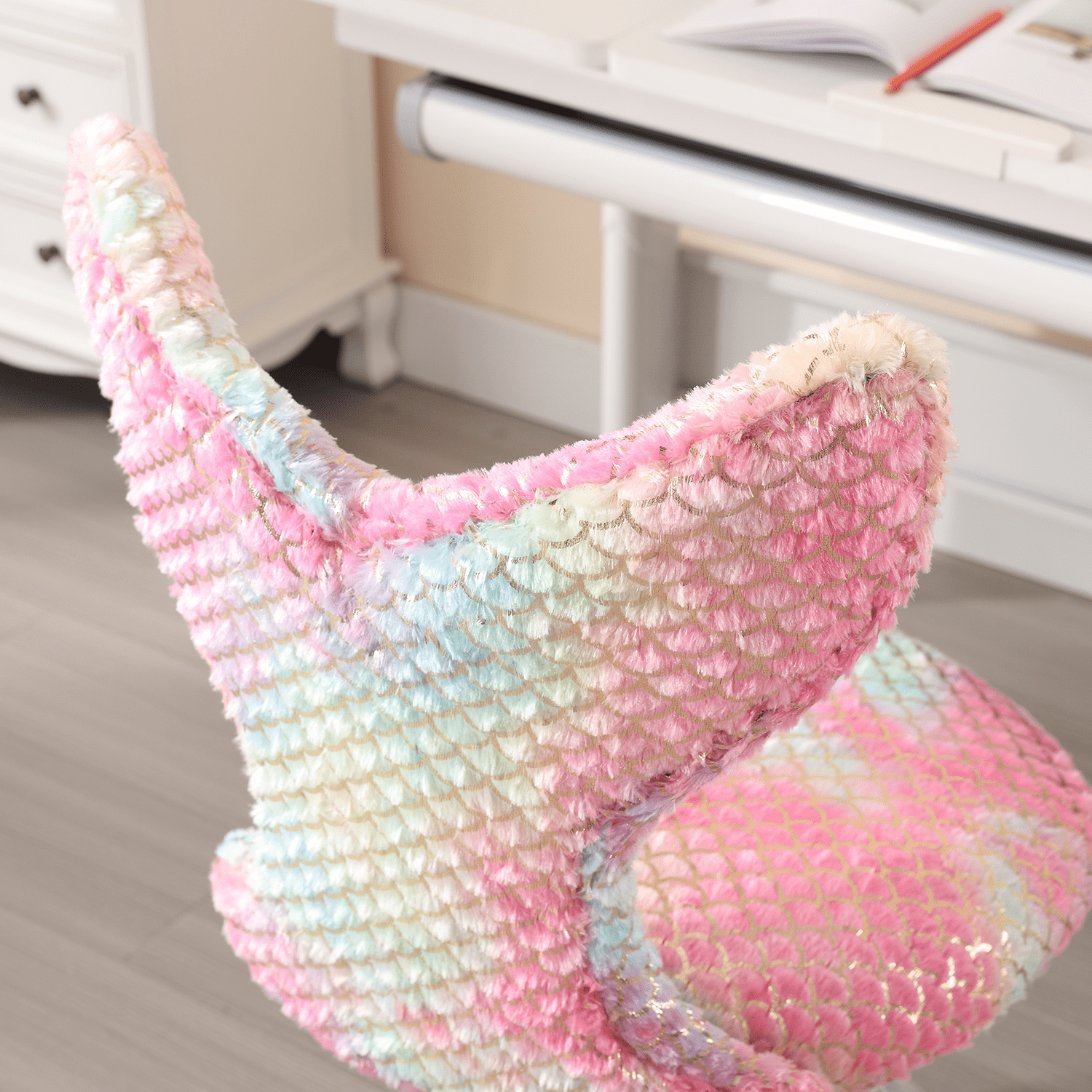 ROCITY Adjustable Swivel Mermaid Back Kids Chair 1 PCS - 1722KC
