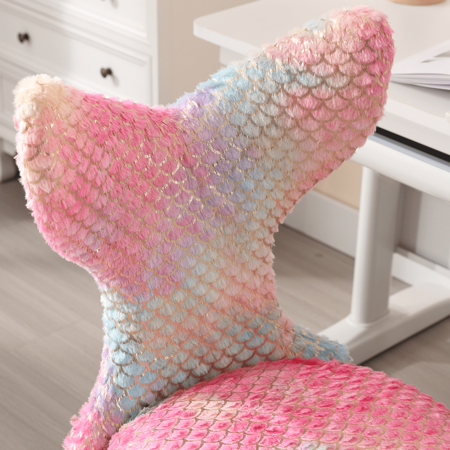 ROCITY Adjustable Swivel Mermaid Back Kids Chair 1 PCS - 1722KC