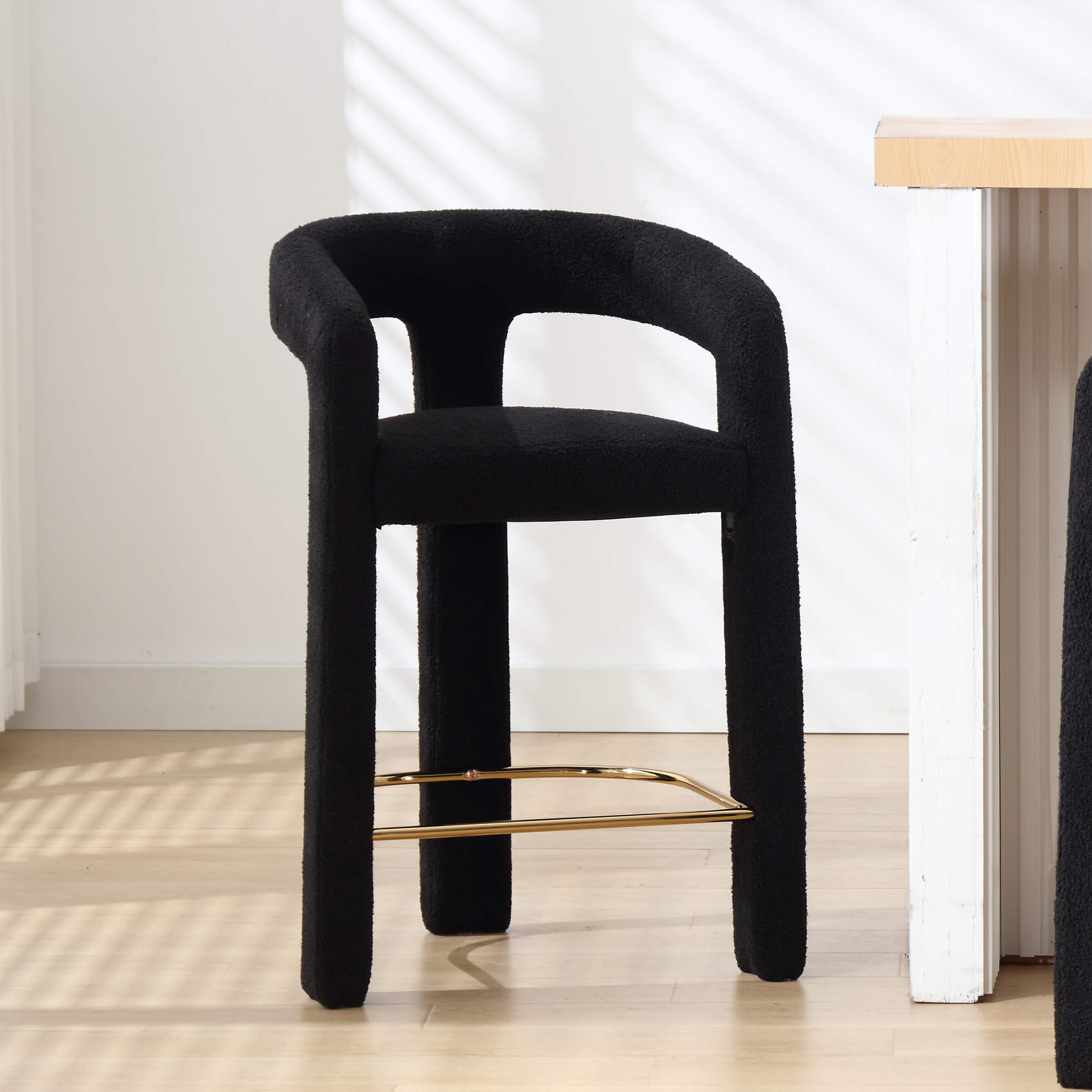 Open Back Counter Stool 1 PCS - 55011CS