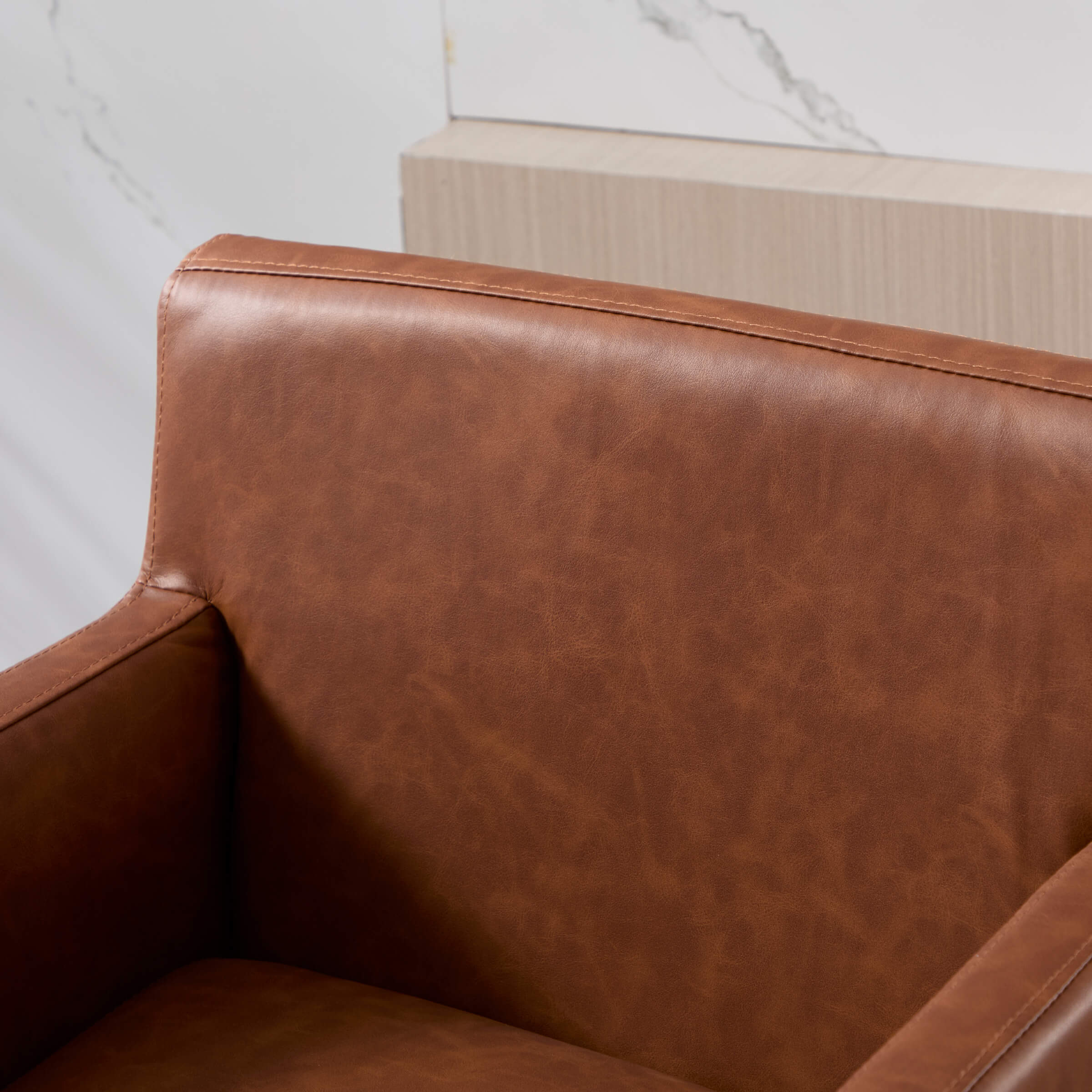 CHICAURA 26"H Bar Stools with Backrest Set of 2 - 5692CS