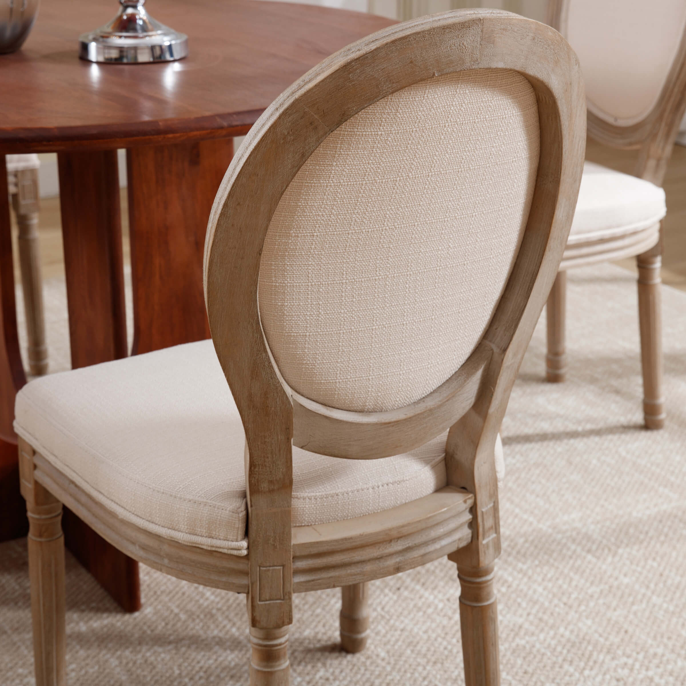 Janoray Classic French Dining Chairs Set of 2-7105DC