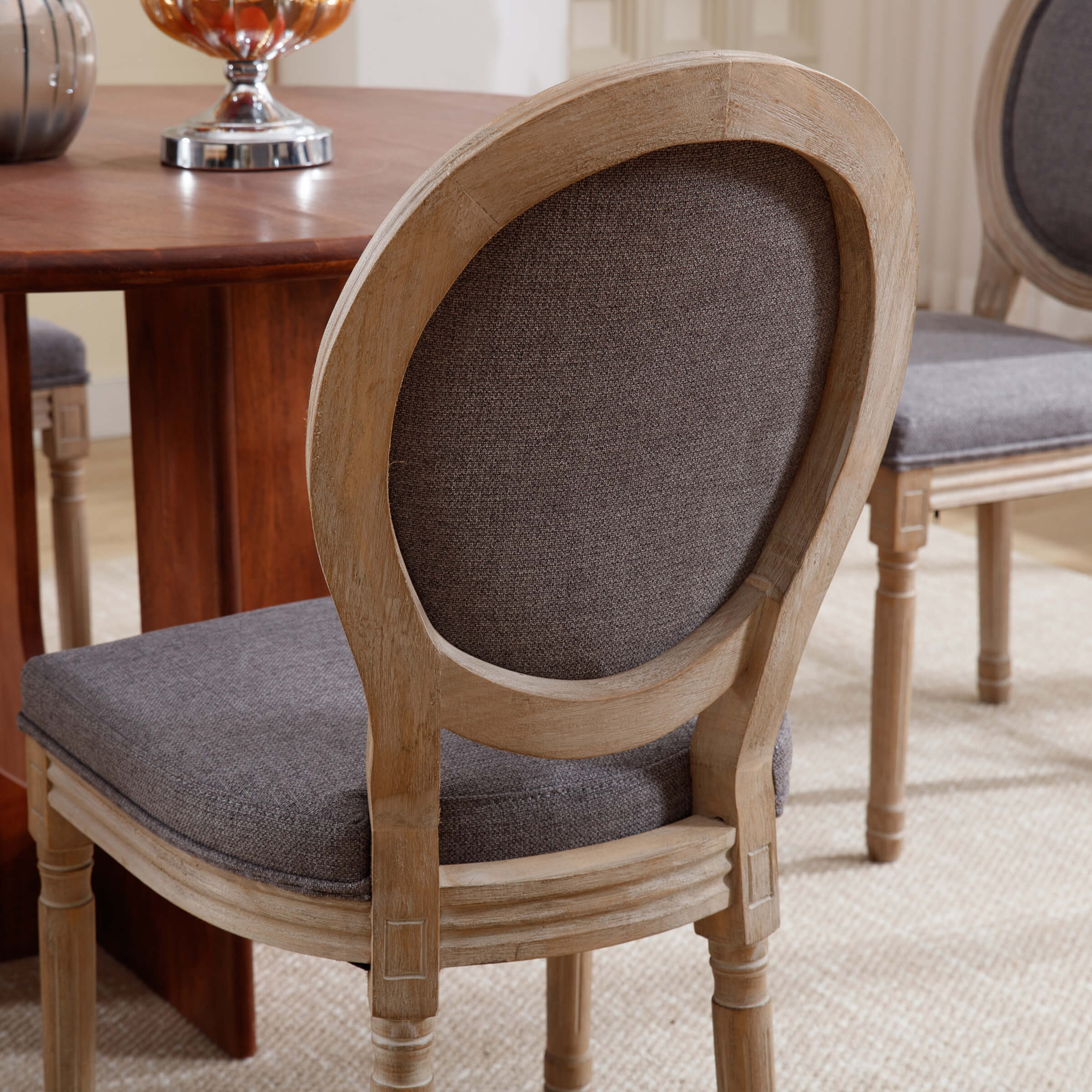 Janoray Classic French Dining Chairs Set of 2-7105DC
