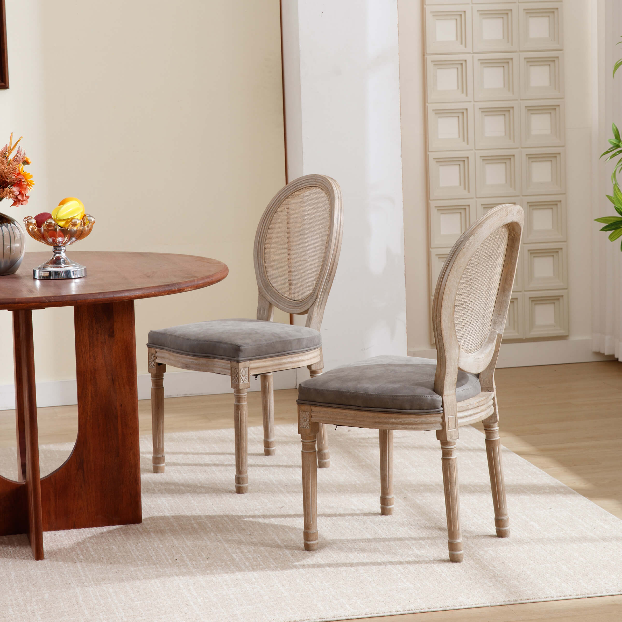 Janoray Classic French Dining Chairs Set of 2 - 7105DC & 7106DC