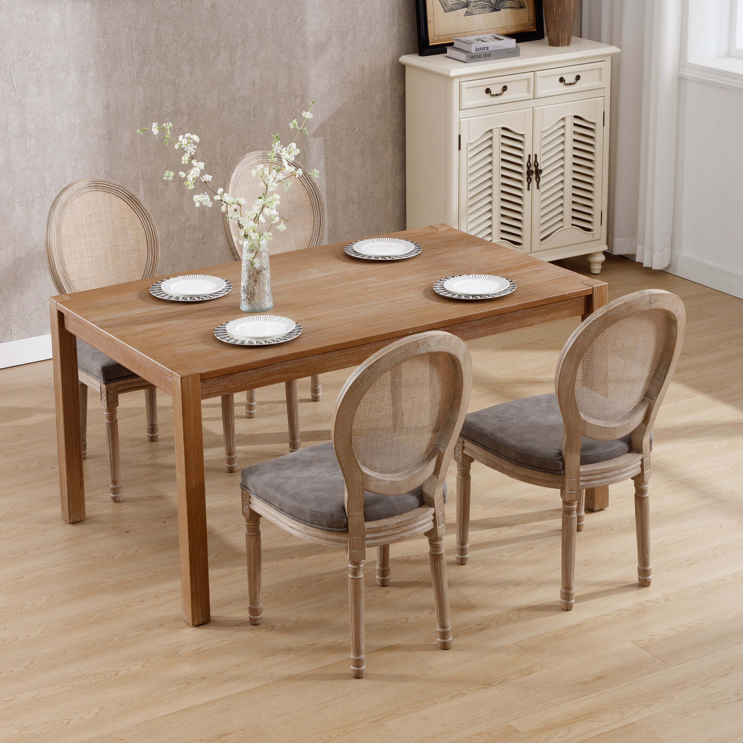 Classic French Dining Chairs Set of 2-7105DC