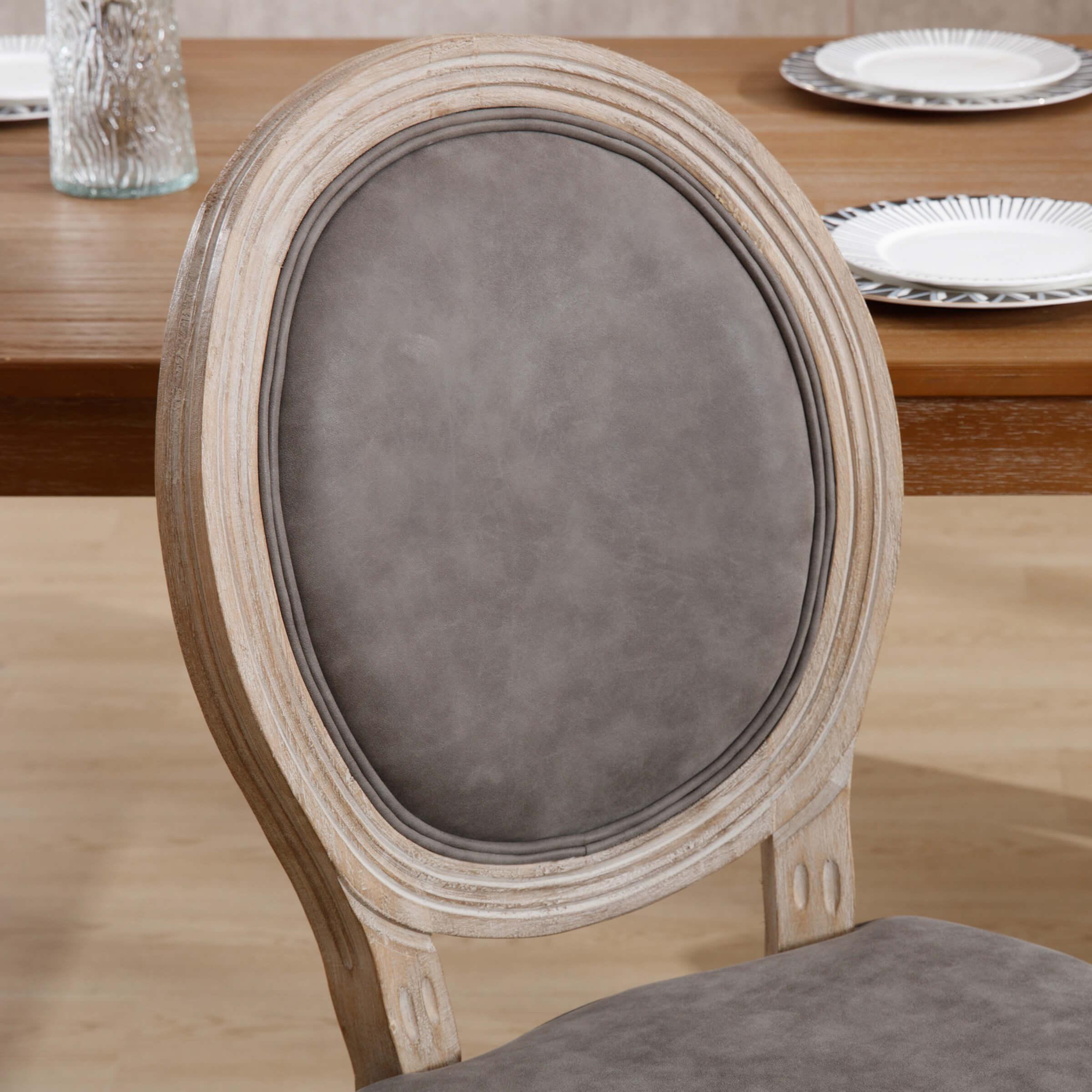 Janoray Classic French Dining Chairs Set of 2 - 7105DC & 7106DC