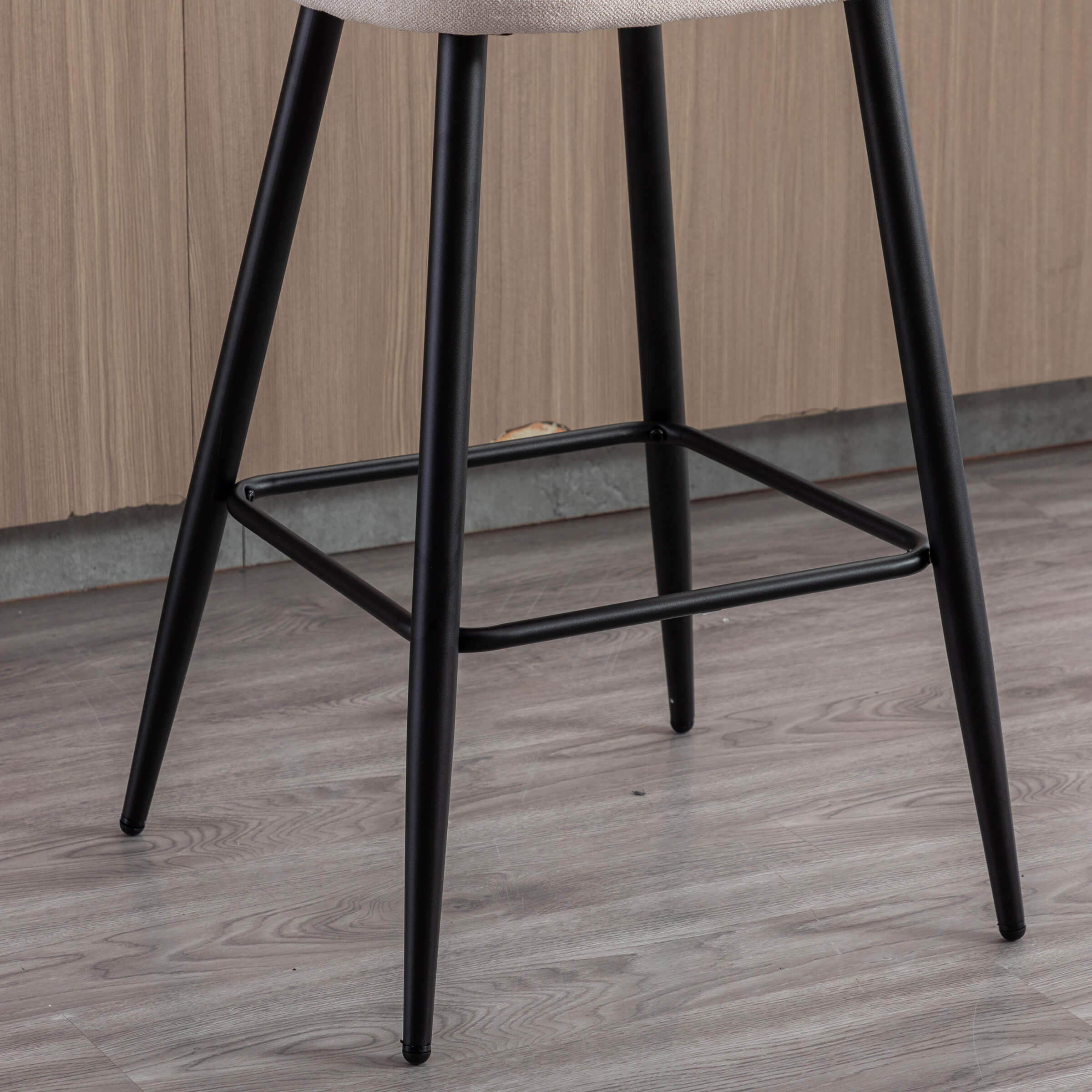 CHICAURA 26"H Counter Stools With Gold Metal Legs Set of 2 - 9029CS