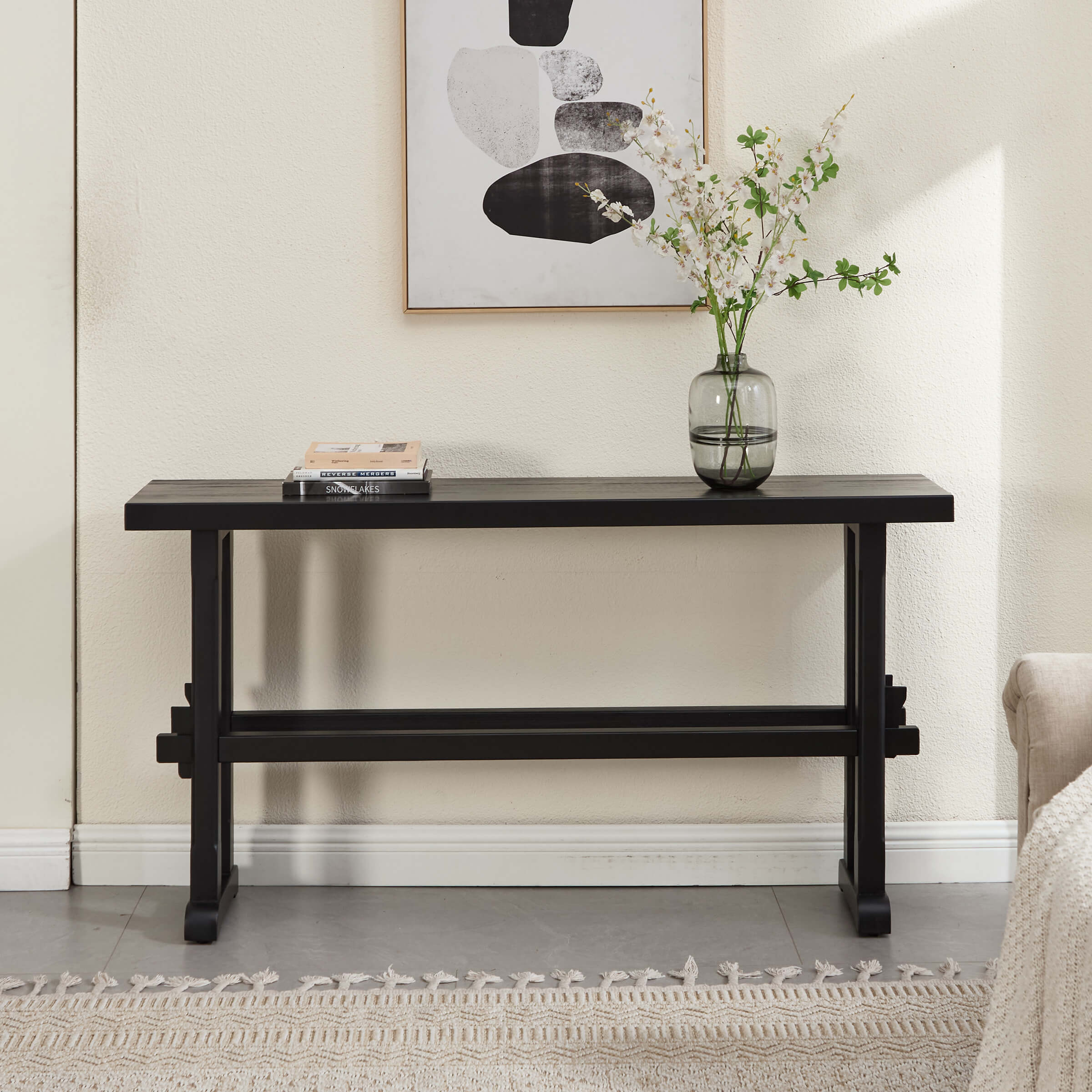 CIMOTA 59" Farmhouse Narrow Entryway Table - 22646ET