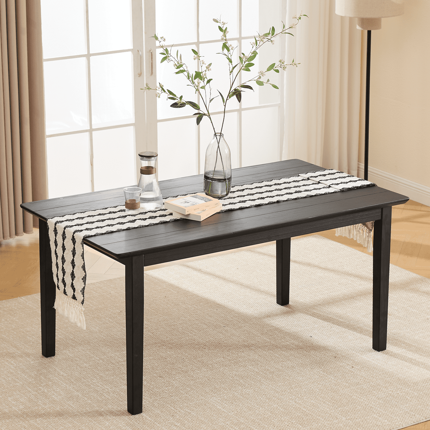 Janoray Farmhouse Wooden Dining Table - 22745DT