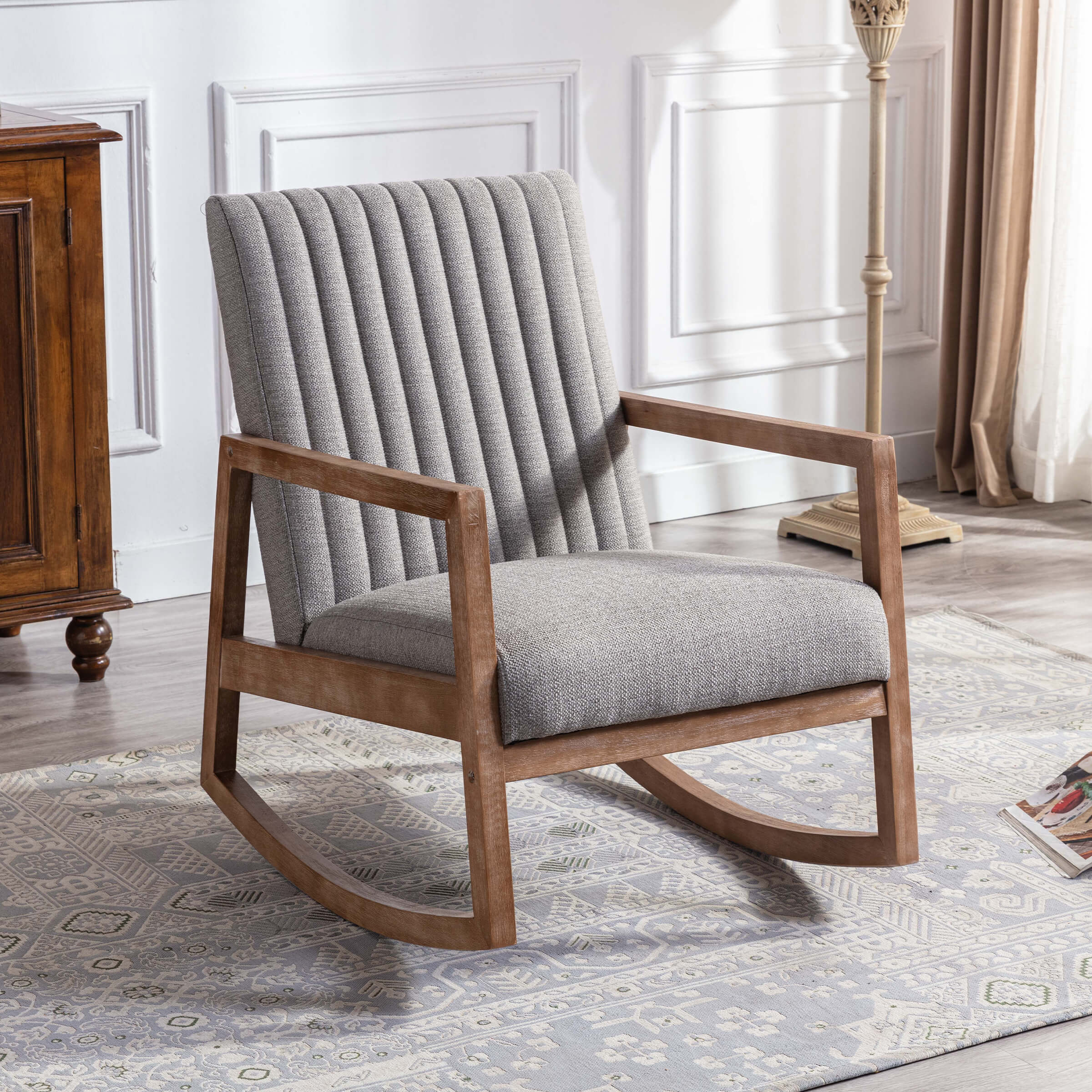 Janoray Mid Century Accent Rocking Chair 1 PCS - 3507RC