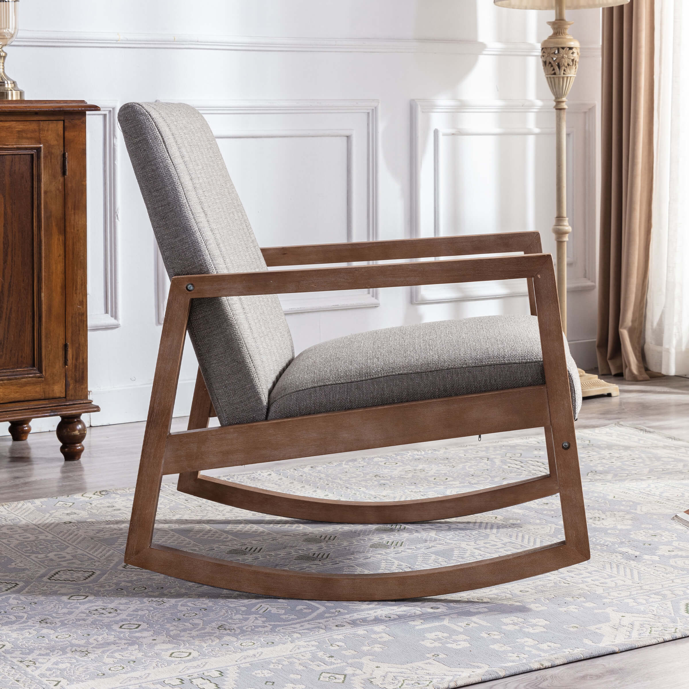 Janoray Mid Century Accent Rocking Chair 1 PCS - 3507RC