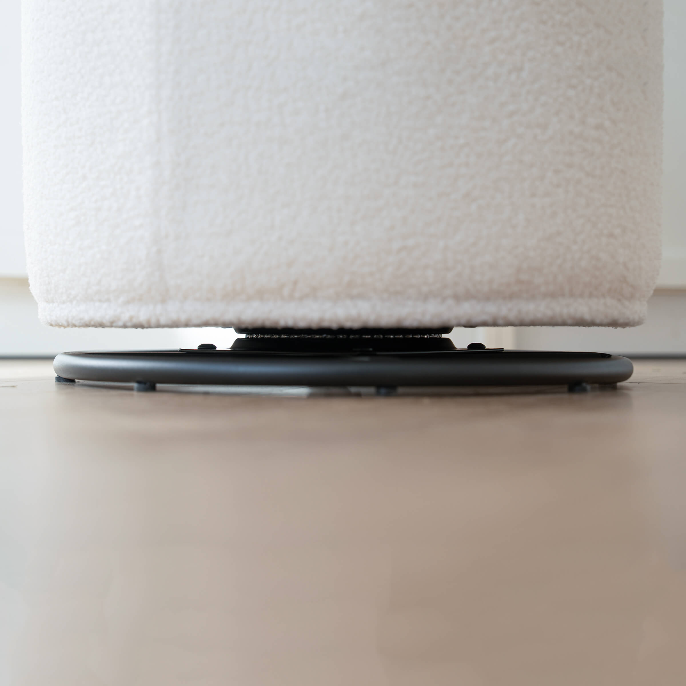 ROCITY Modern Armless Swivel Storage Ottoman 1 PCS - 2307OT