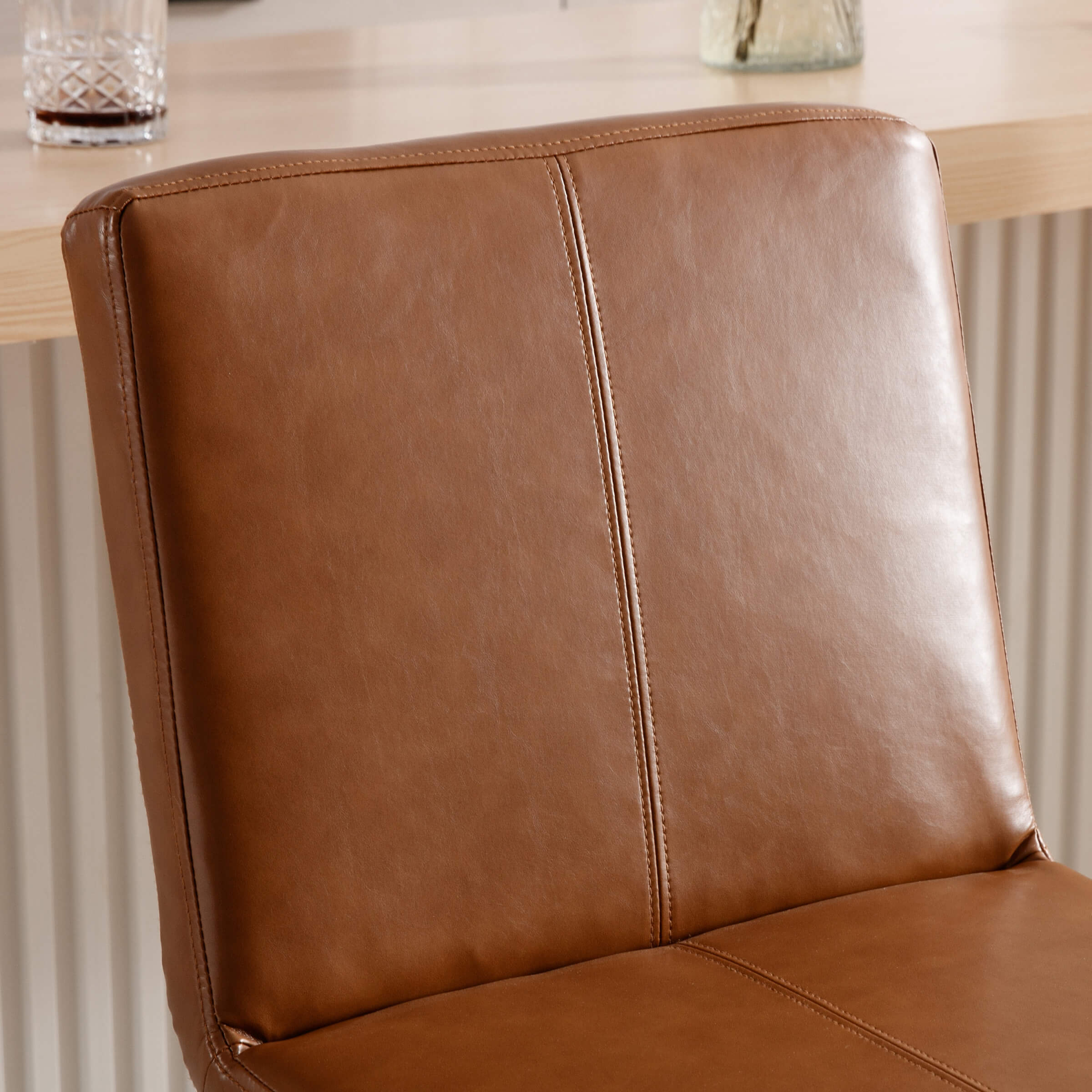 Kmax 26"H Modern Counter Height Bar Stools Set of 2 - 5730CS