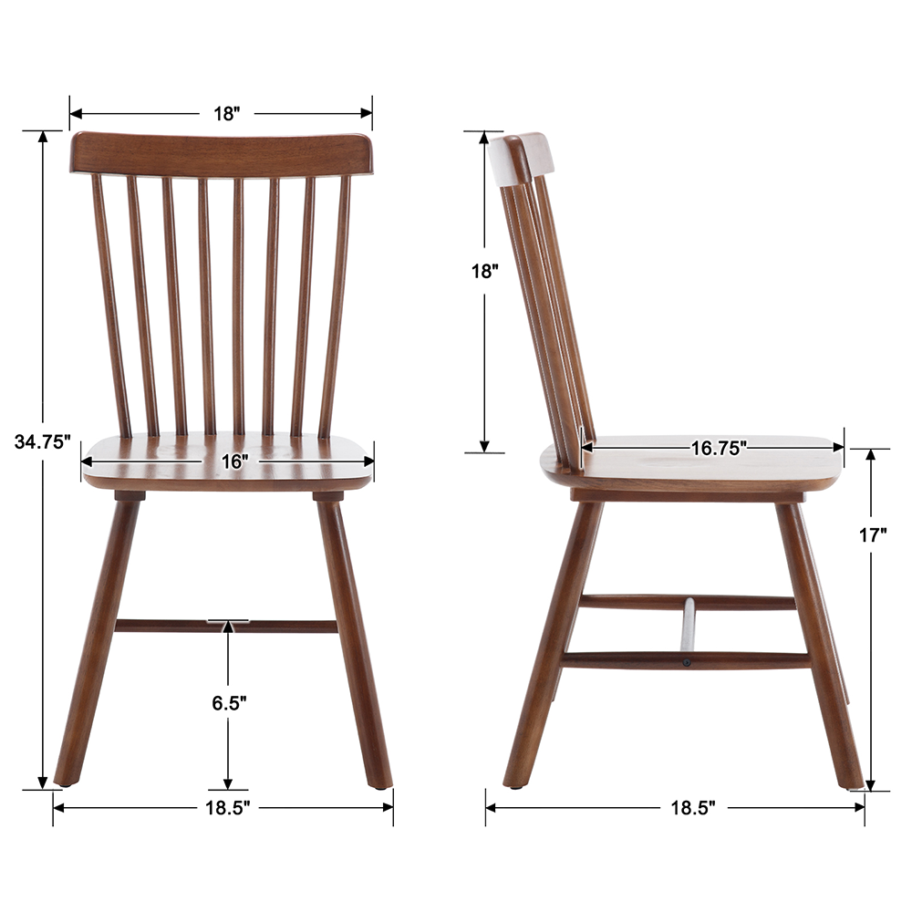 Janoray Wooden Windsor Dining Chairs - DC03DC
