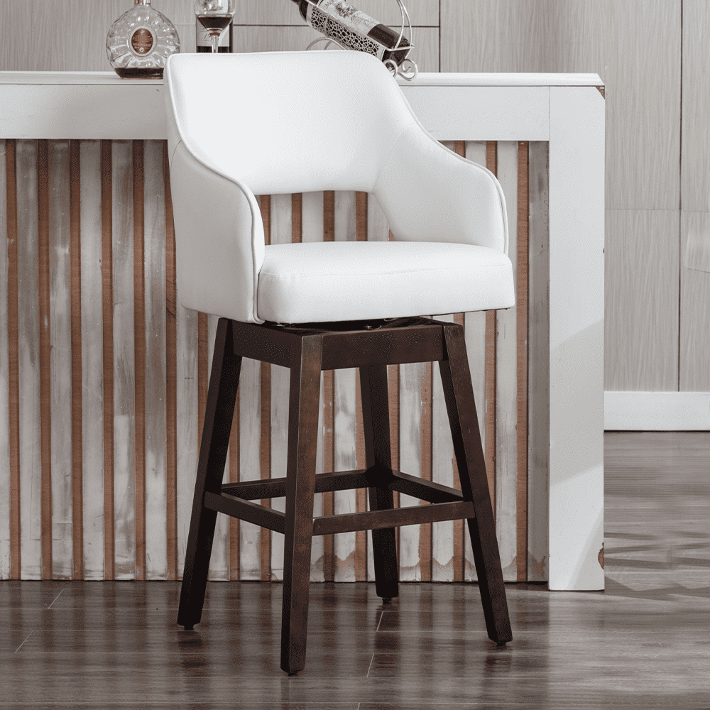 CIMOTA 27"H Open Back Swivel Counter Stools - 6550CS