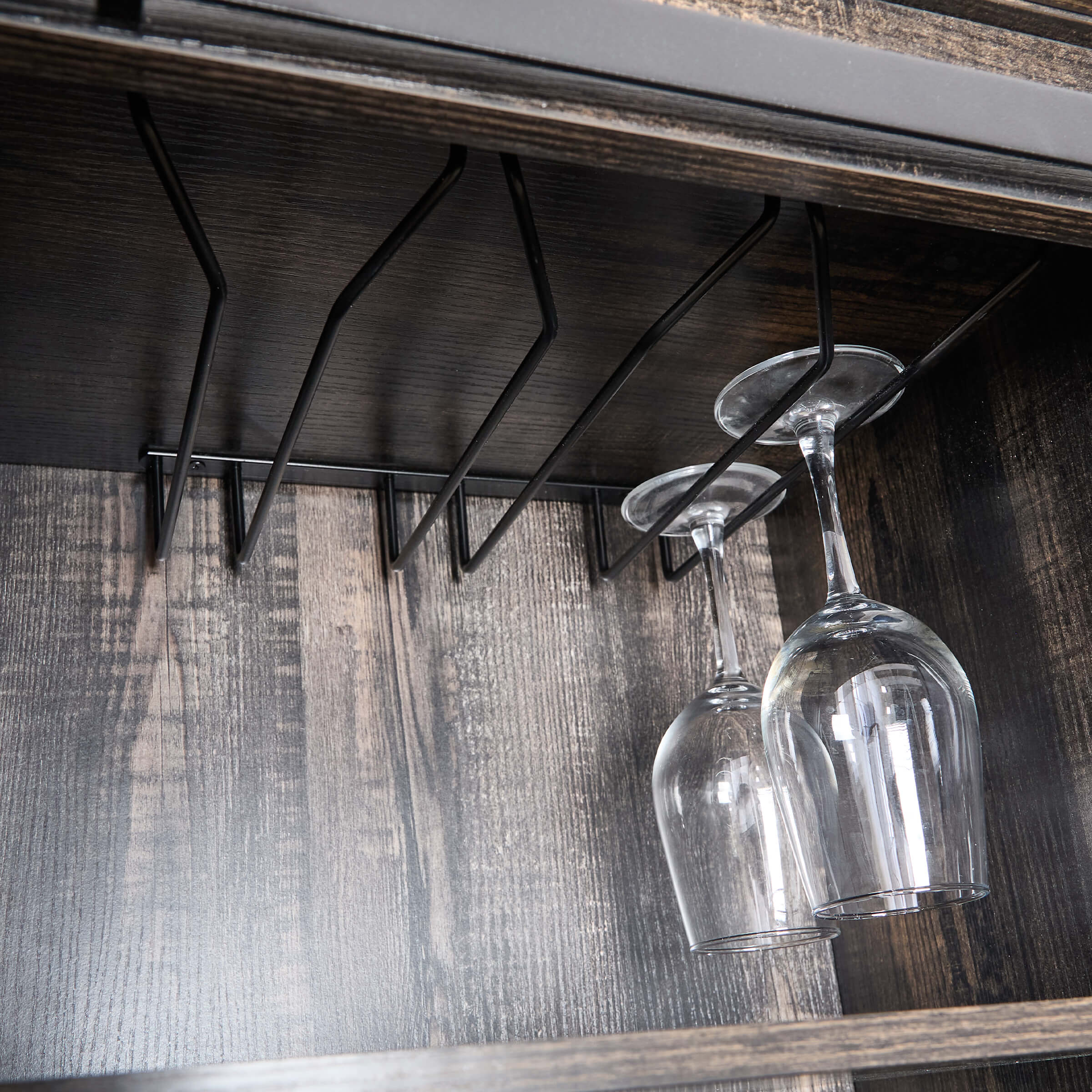 Kmax Rustic Farmhouse Cabinet with Sliding Barn Door - XX156CB