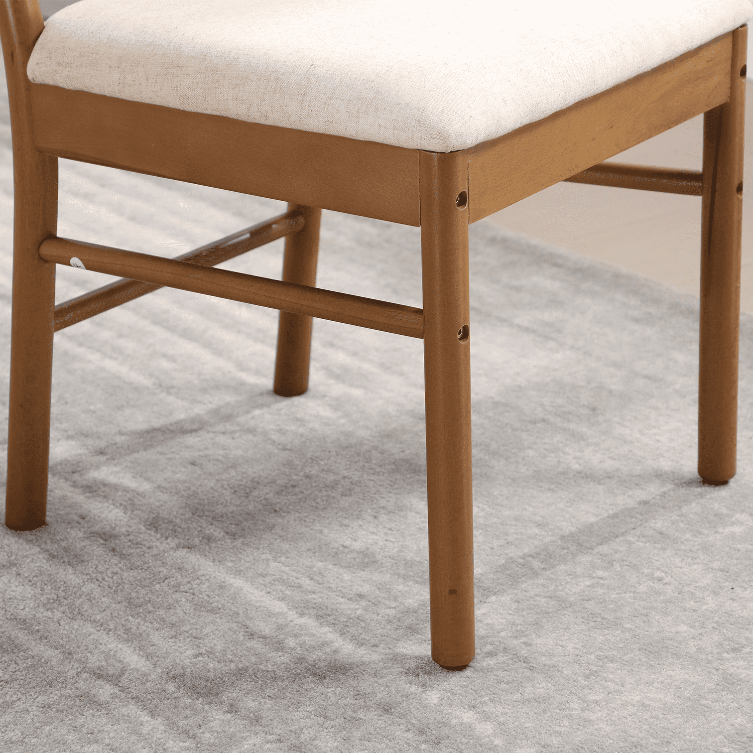 Kmax Semicircular Rattan Backrest Dining Chairs Set of 2 - 2402DC