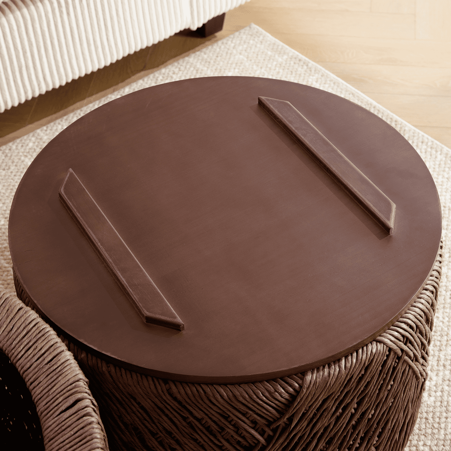 EALSON Woven Nesting Storage Coffee Tables Set of 2 - 22755