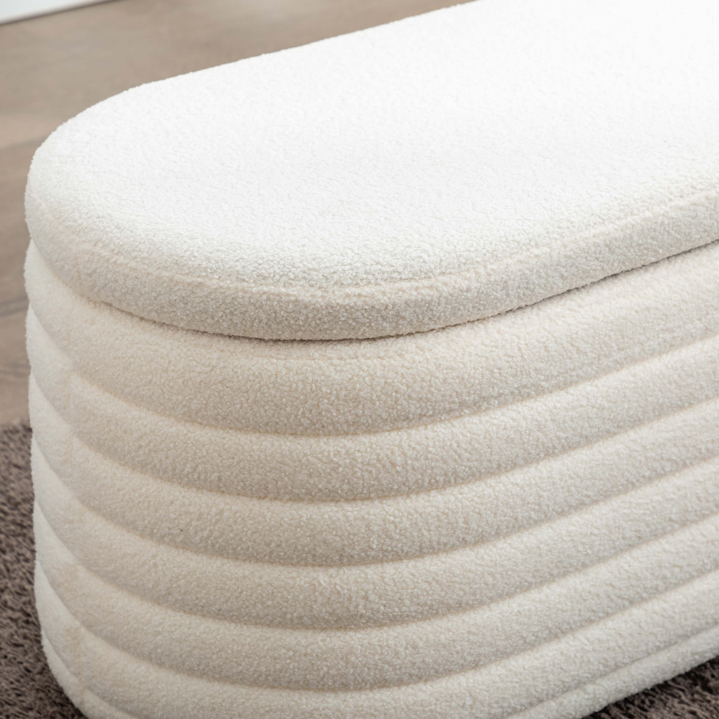 ROCITY 45" Comfy Upholstered Storage Bench - 2436BH