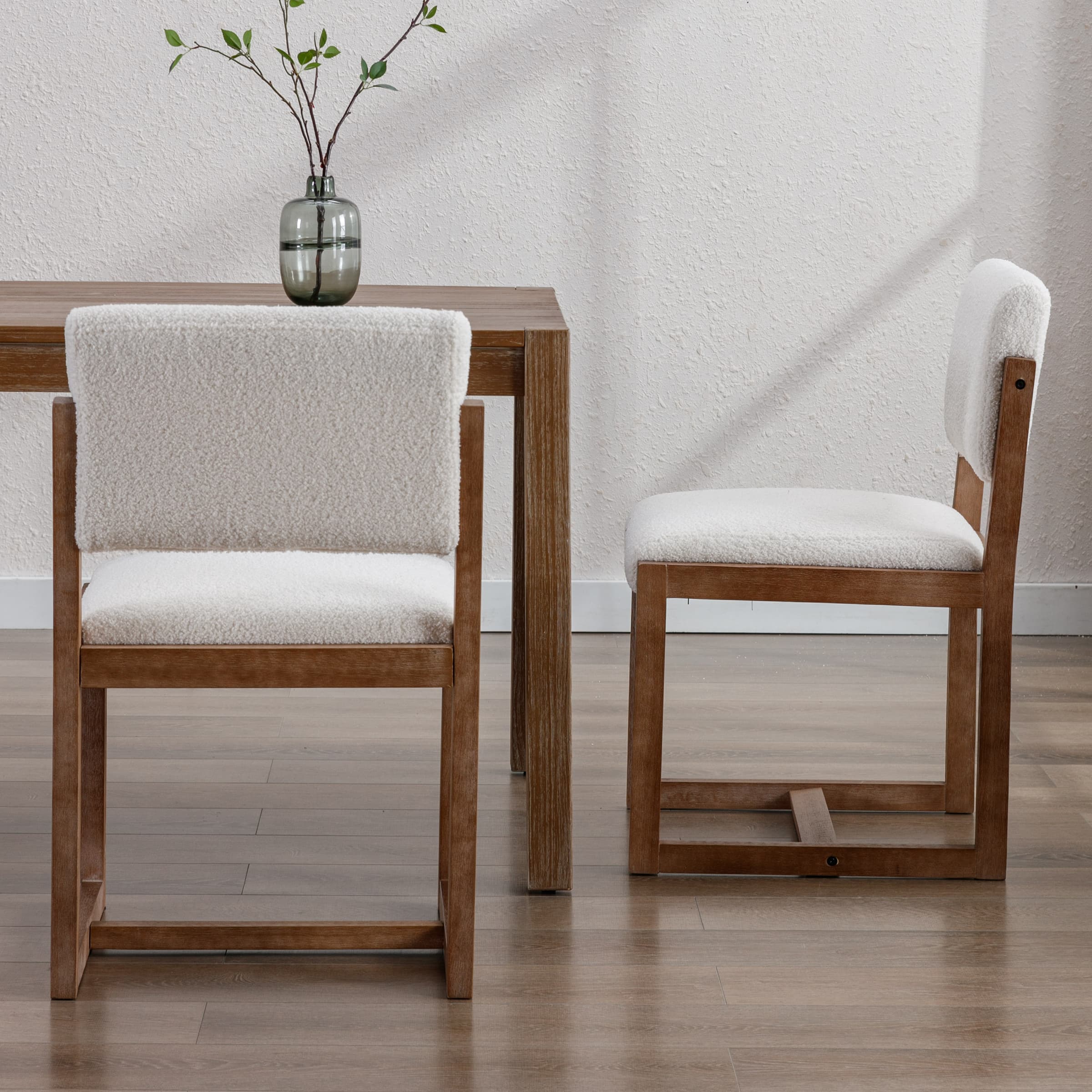 Janoray Upholstered Wood Dining Chairs Set of 2 - 1955DC
