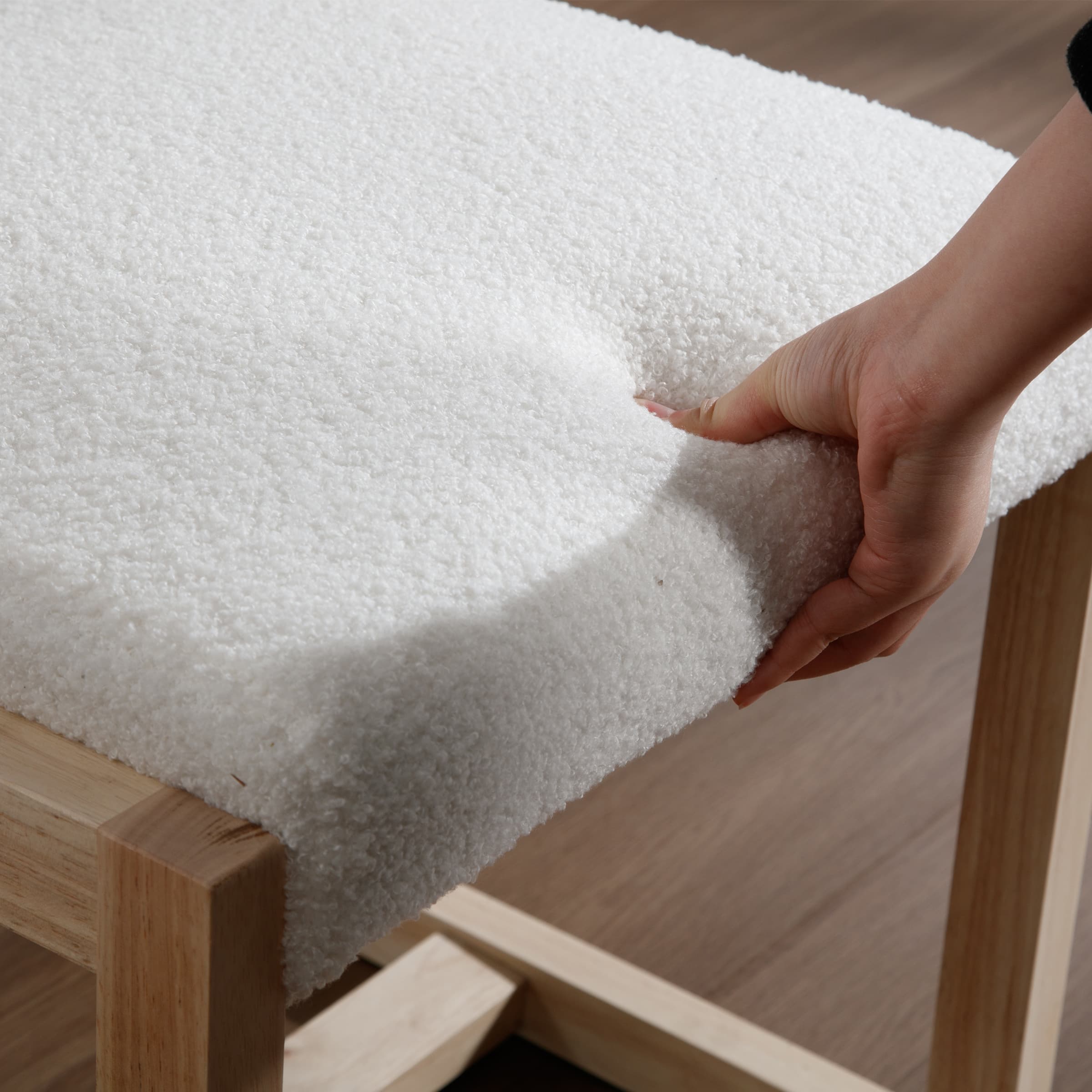 Janoray Upholstered Wood Dining Chairs Set of 2 - 1955DC