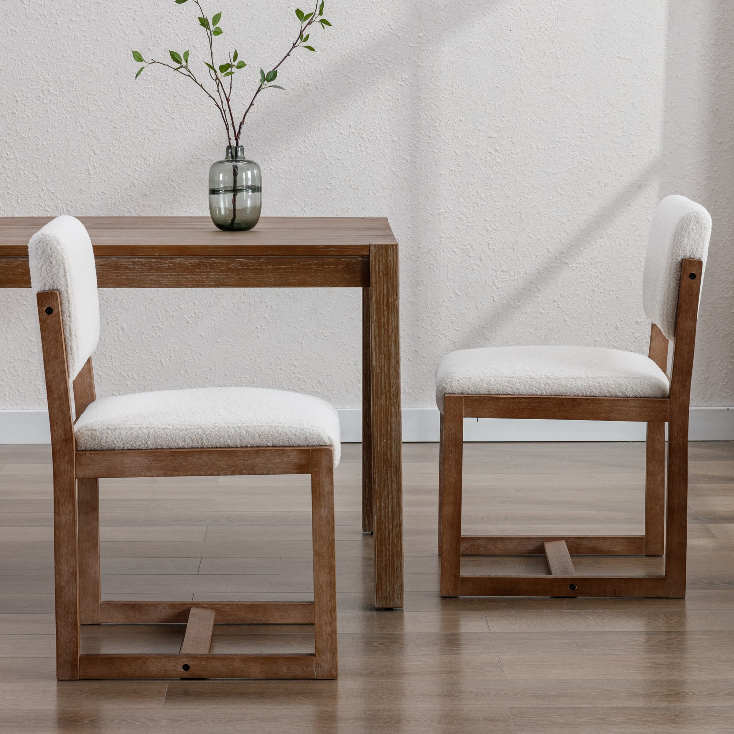 Janoray Upholstered Wood Dining Chairs Set of 2 - 1955DC