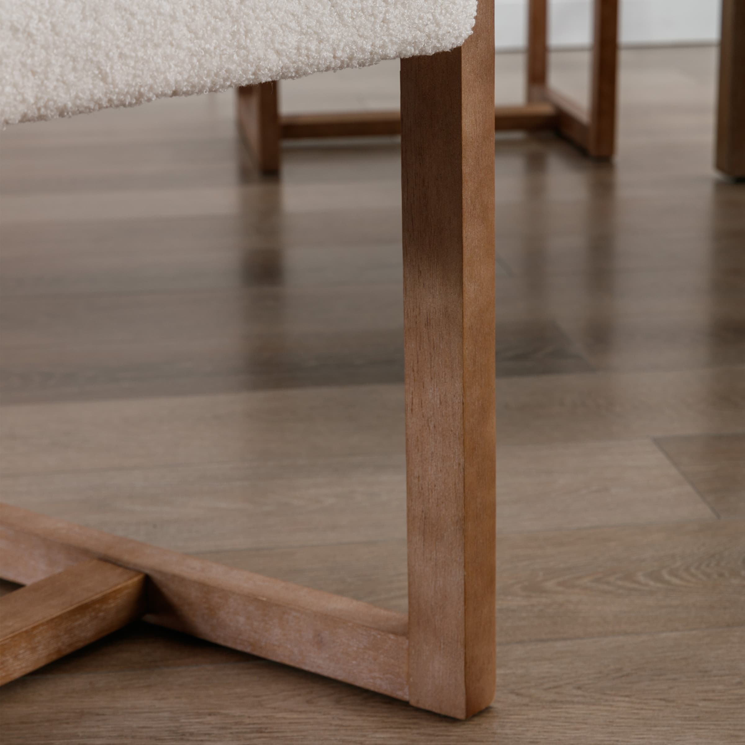 Janoray Upholstered Wood Dining Chairs Set of 2 - 1955DC