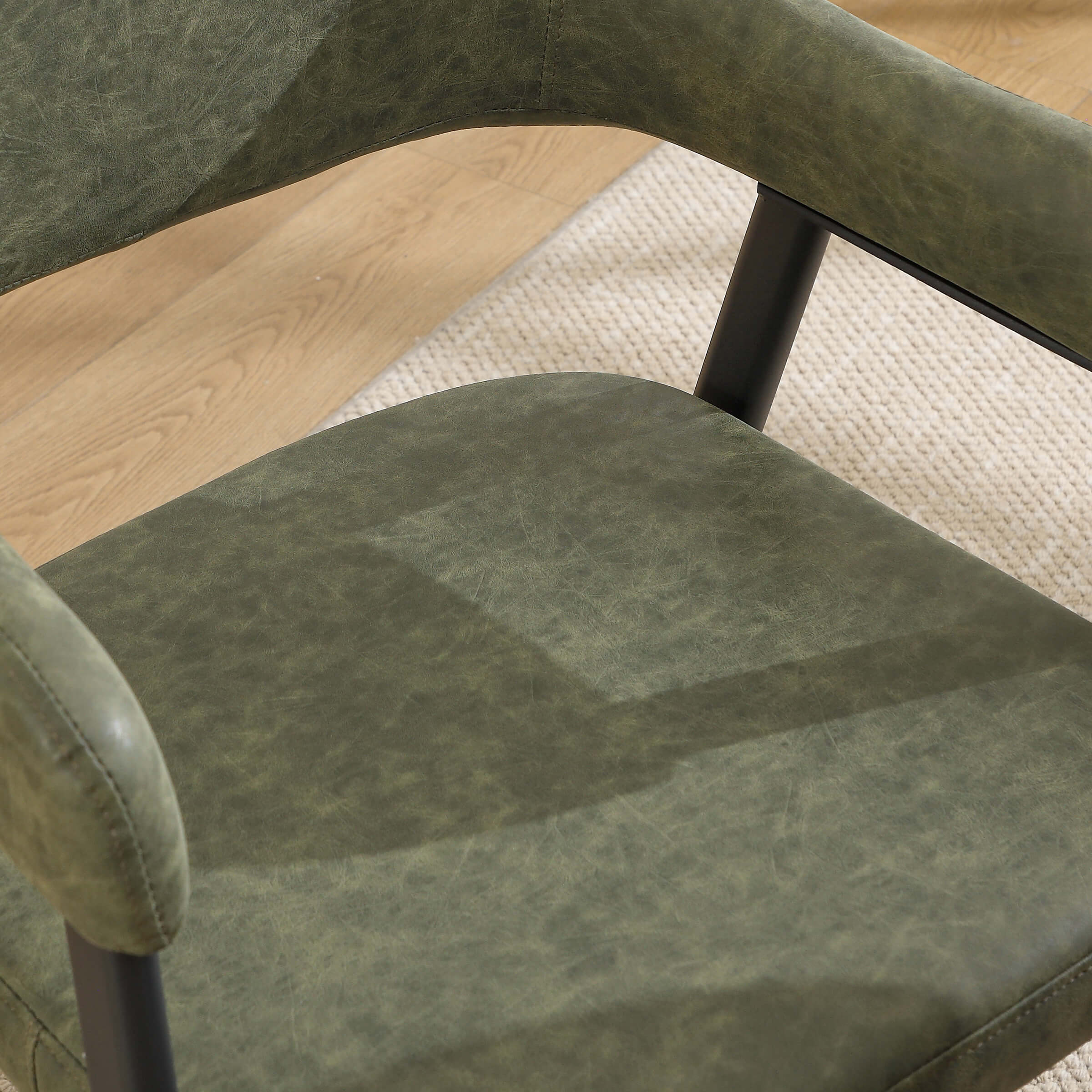 Modern Open Back Dining Chairs Set of 2 - 91530DC